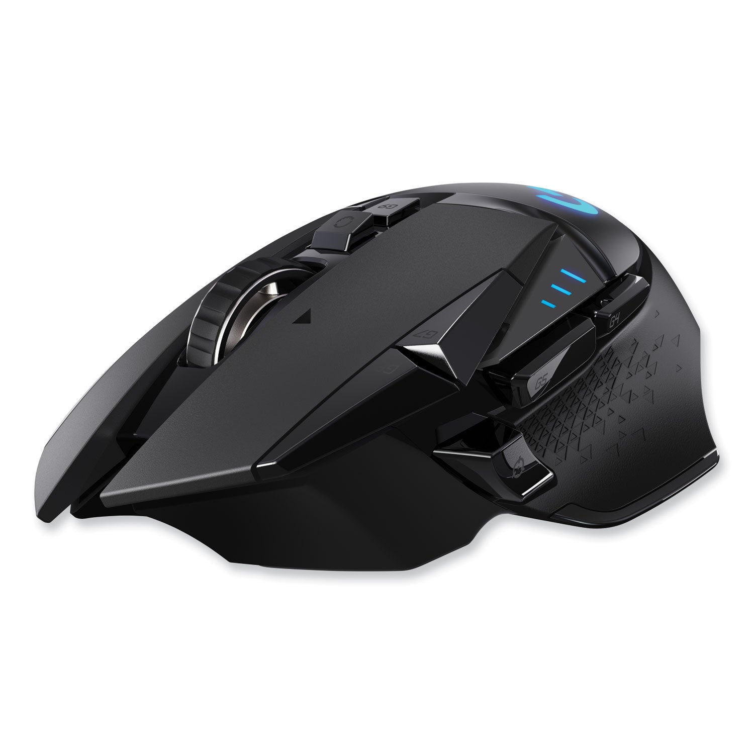 G502 LIGHTSPEED Wireless Gaming Mouse, 2.4 GHz Frequency/33 ft Wireless Range, Right Hand Use, Black