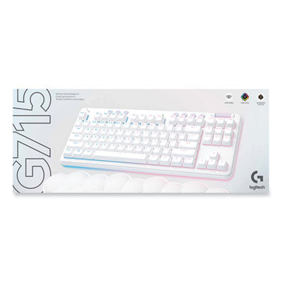 Logitech® G715 Wireless Gaming Keyboard, 87 Keys, White - Flipcost