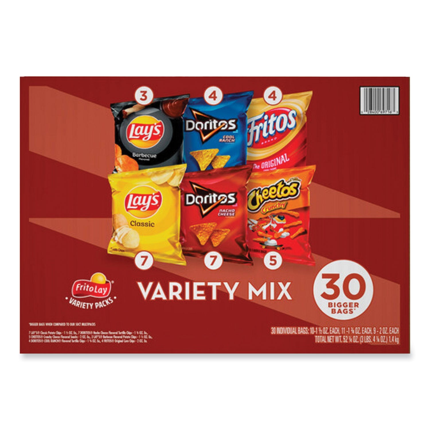 Classic Variety Mix, Assorted, 30 Bags/Box