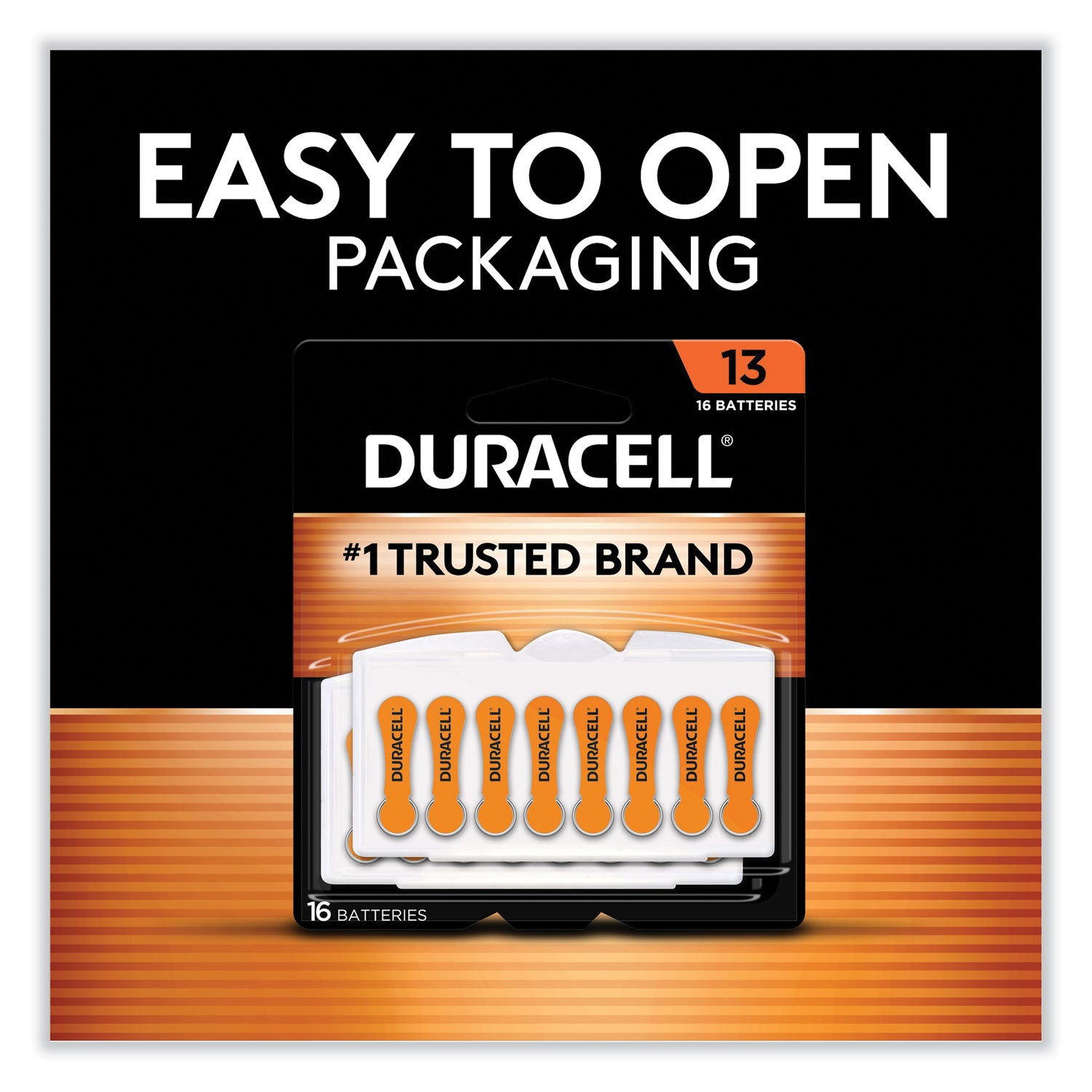 Duracell® Hearing Aid Battery, #13, 8/Pack