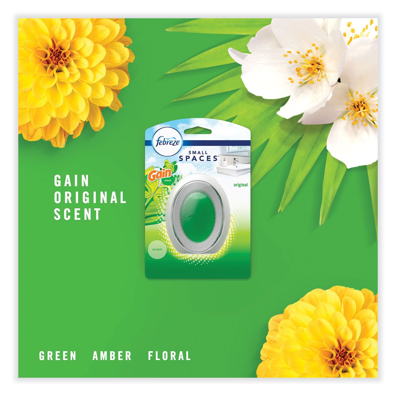 Febreze® smallSPACES, Gain Original Scent, 7.5 mL Cartridge, 2/Pack