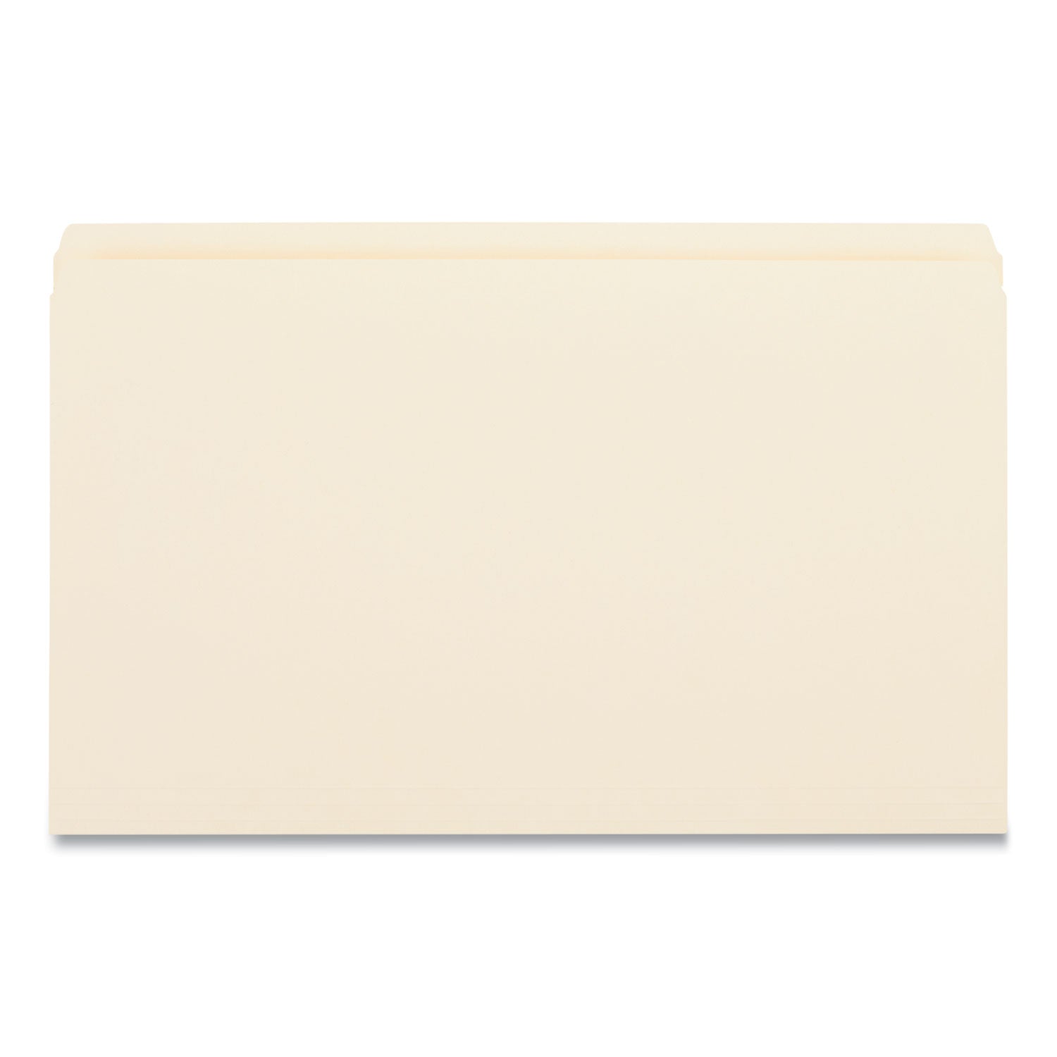 Universal® Double-Ply Top Tab Manila File Folders, Straight Tabs, Legal Size, 0.75" Expansion, Manila, 100/Box