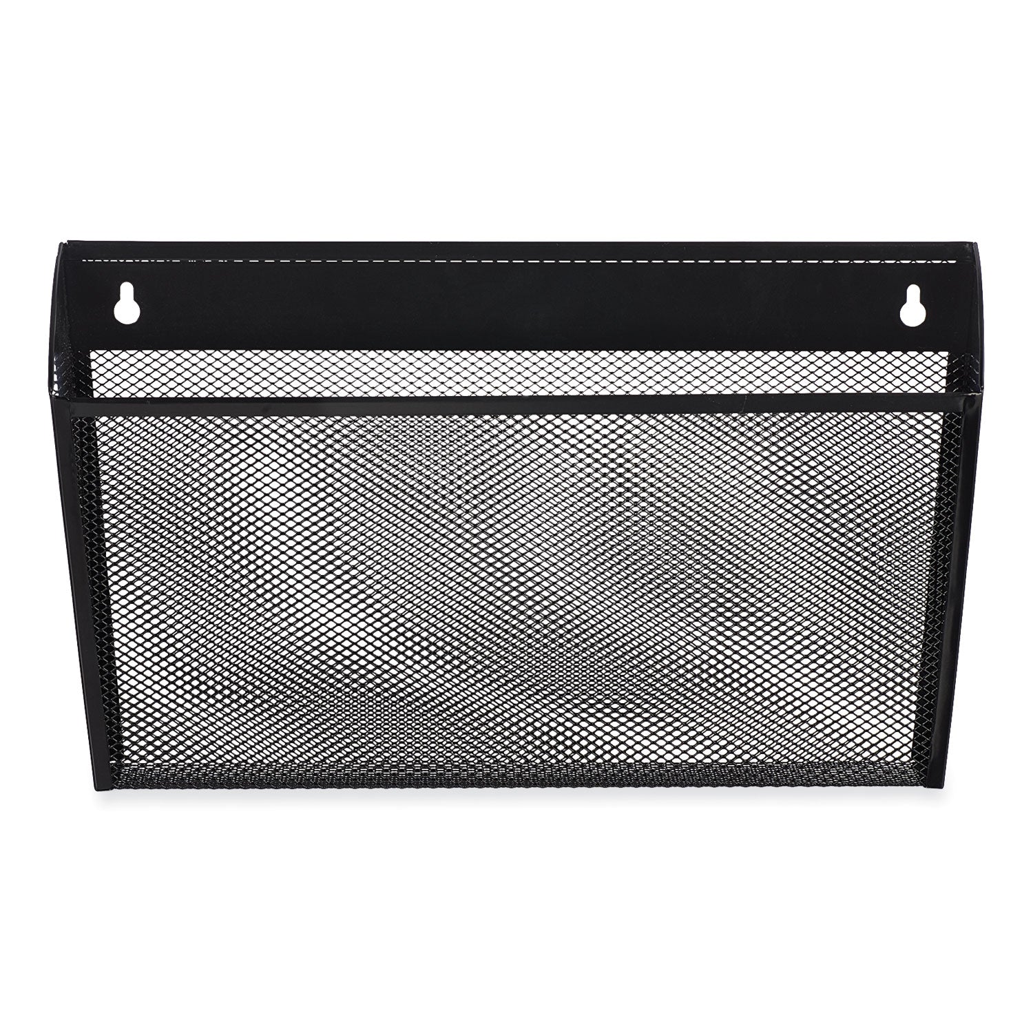 Metal Mesh Wall File, Letter Size, 14" x 3.1" x 8.2", Black