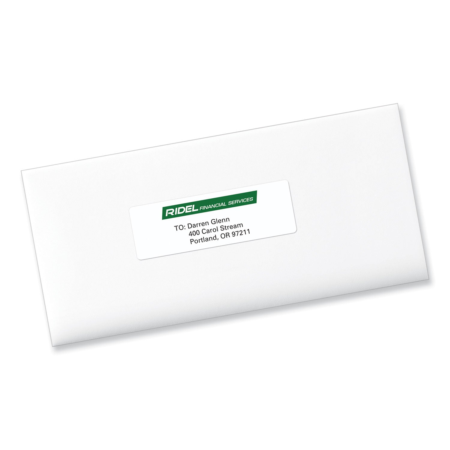 PRES-a-ply® Labels, Laser Printers, 1.33 x 4, White, 14/Sheet, 100 Sheets/Box