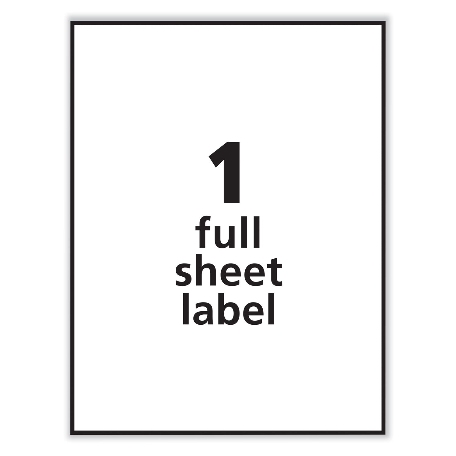 PRES-a-ply® Labels, Laser Printers, 8.5 x 11, White, 100/Box