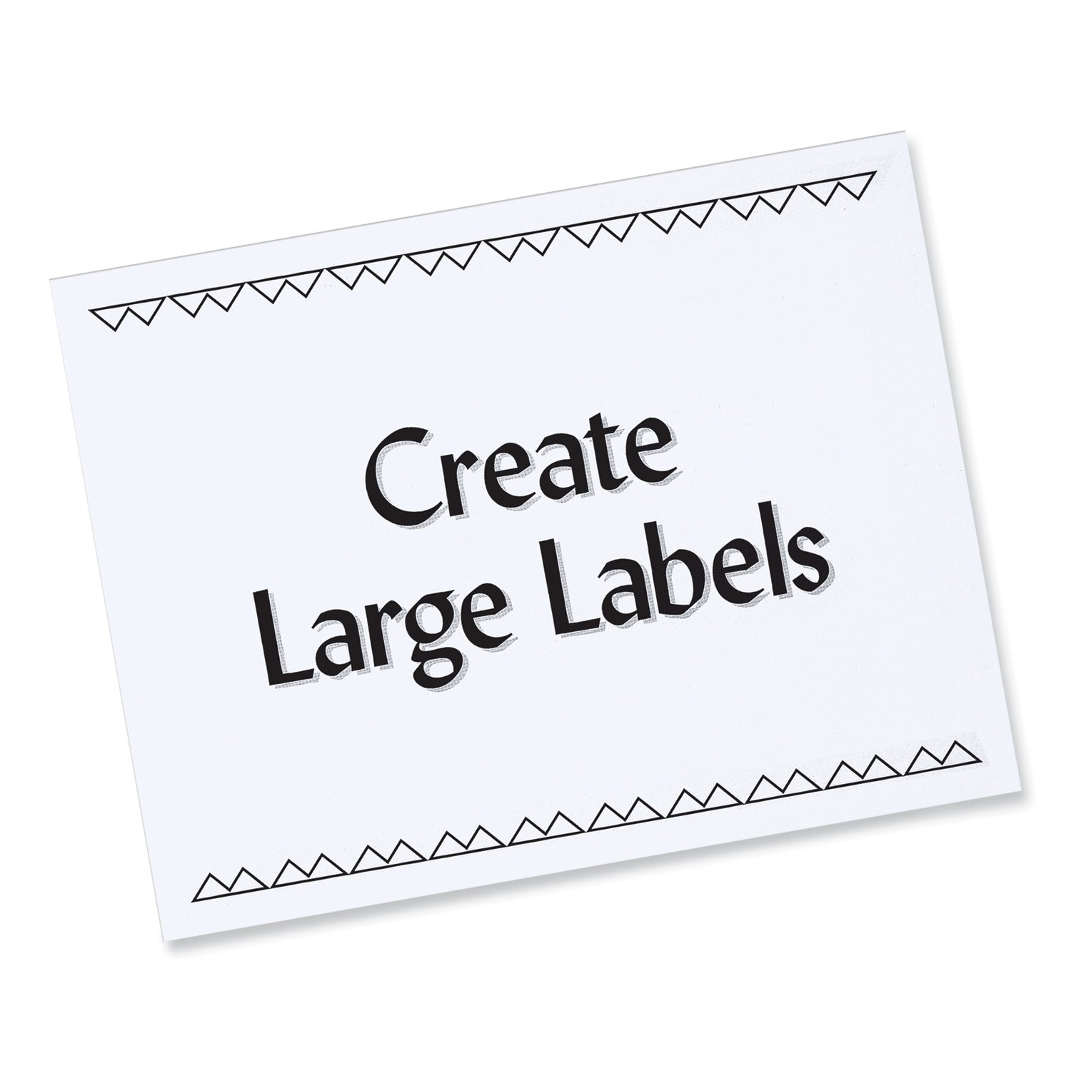 PRES-a-ply® Labels, Laser Printers, 8.5 x 11, White, 100/Box