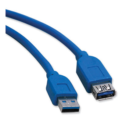 USB 3.0 SuperSpeed Extension Cable, 6 ft, Blue Flipcost Flipcost