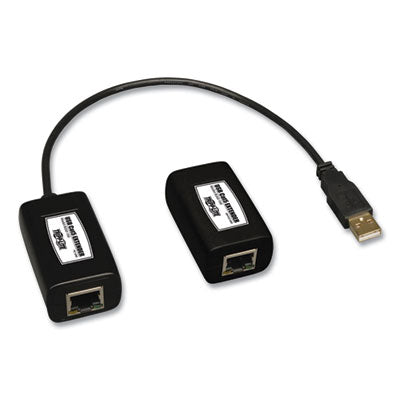 USB Over CAT5/CAT6 Extender, Transmitter and Receiver, 1 Port, Range Up to 150 ft Flipcost Flipcost
