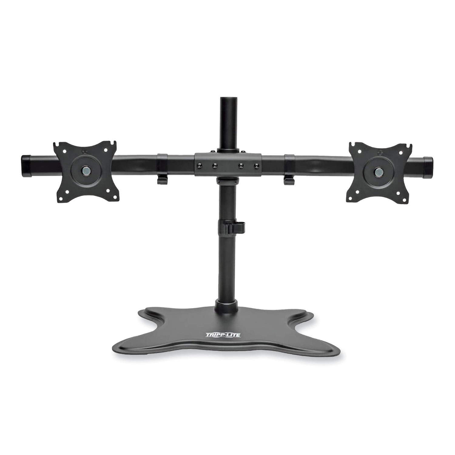 Tripp Lite by Eaton Dual Desktop Monitor Stand, For 13" to 27" Monitors, 31.69" x 10" x 18.11", Black, Supports 26 lb