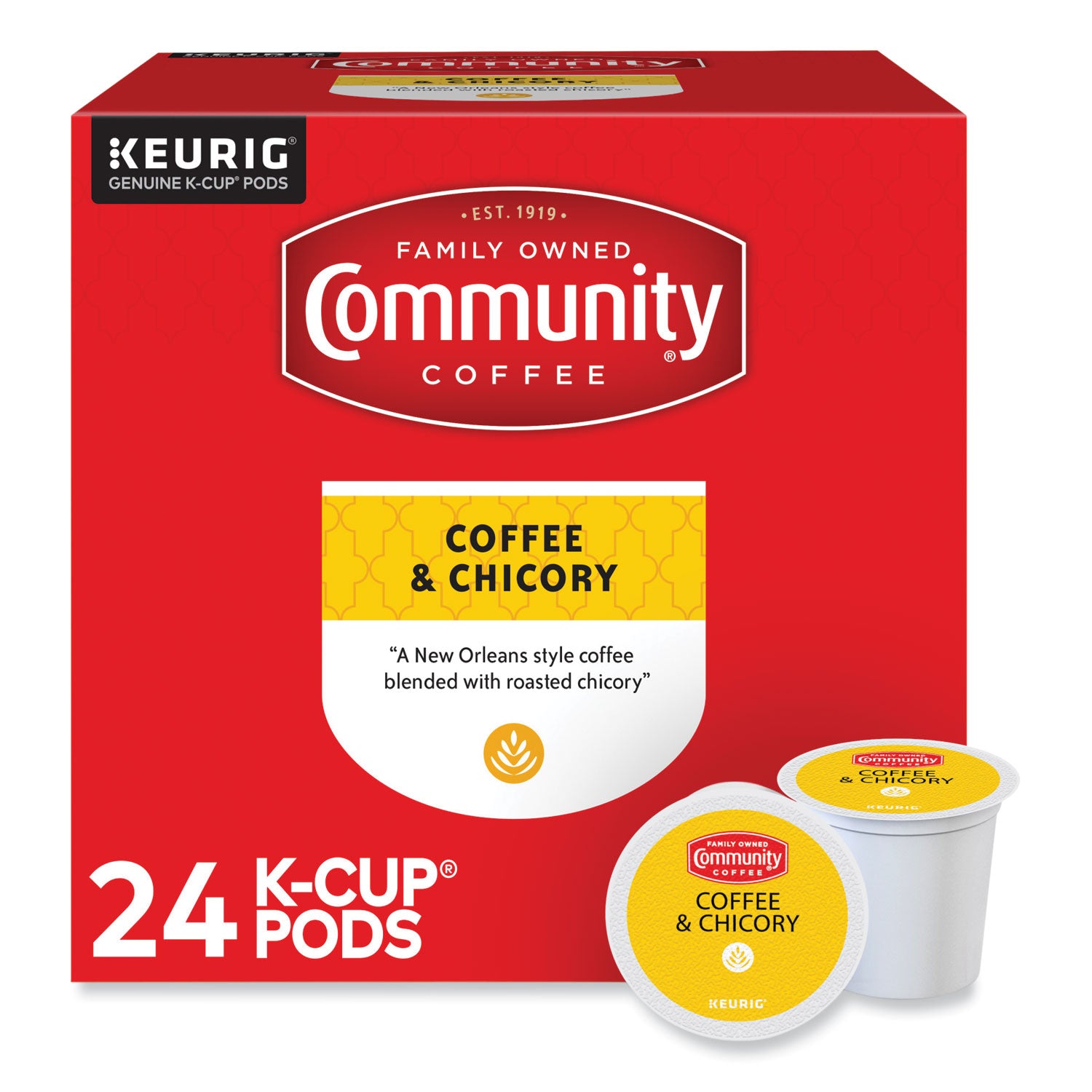 Coffee and Chicory K-Cup, 24/Box