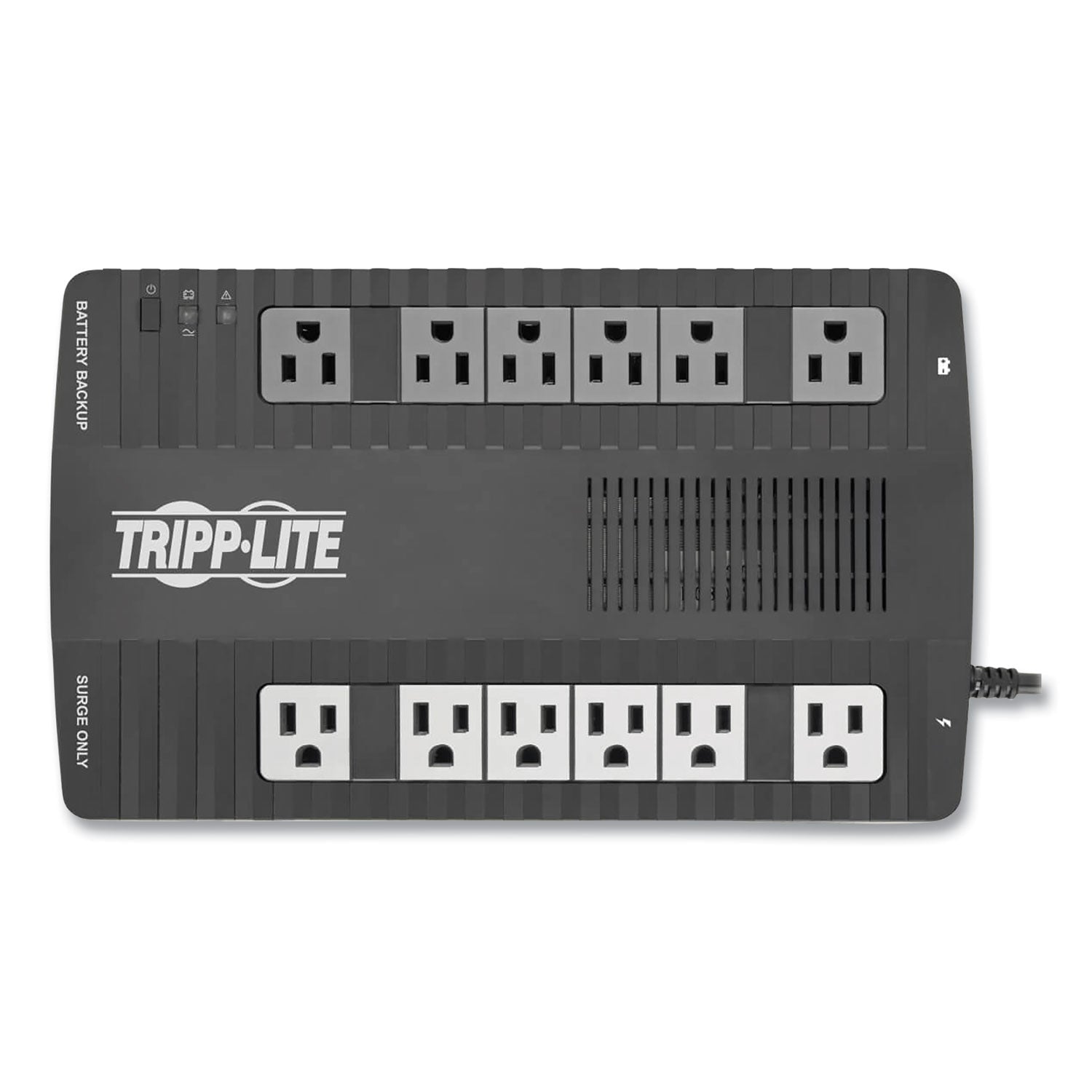 Tripp Lite by Eaton AVR Series Ultra-Compact Line-Interactive UPS, 12 Outlets, 900 VA, 420 J