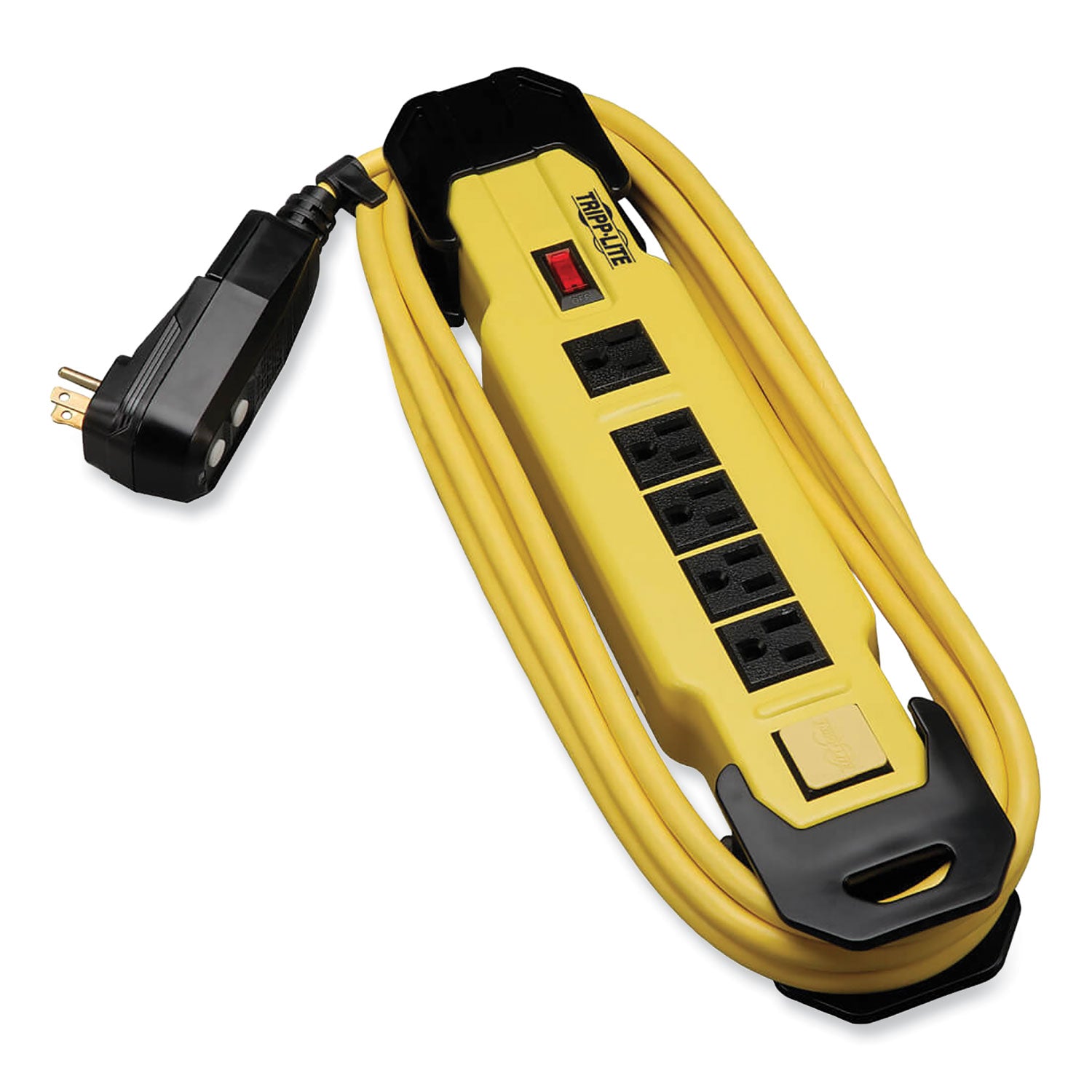 Tripp Lite by Eaton Power It! Safety Power Strip with GFCI Plug, 6 Outlets, 9 ft Cord, Yellow/Black