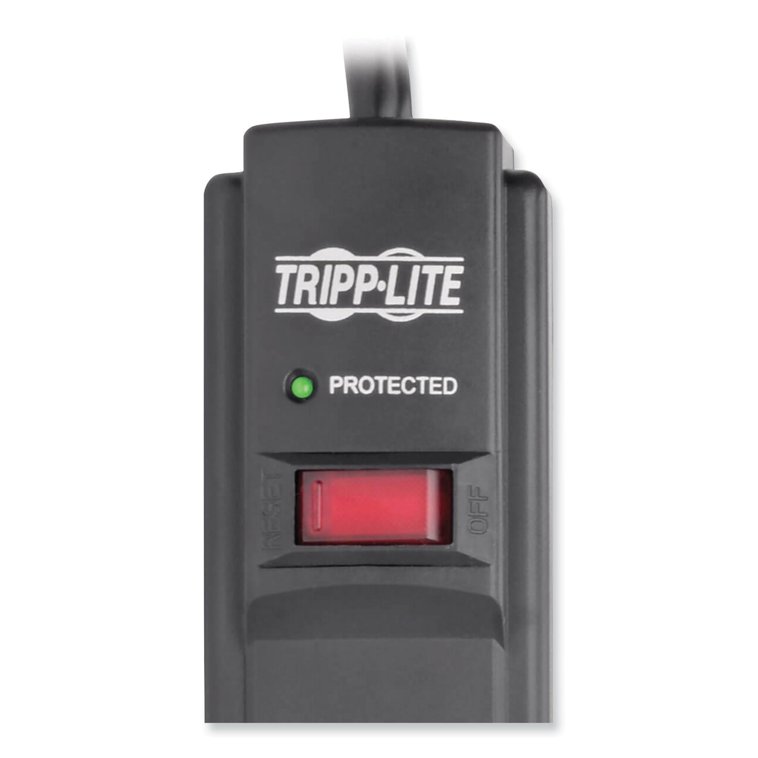 Tripp Lite by Eaton Protect It! Surge Protector, 6 AC Outlets/2 USB Ports, 6 ft Cord, 990 J, Black