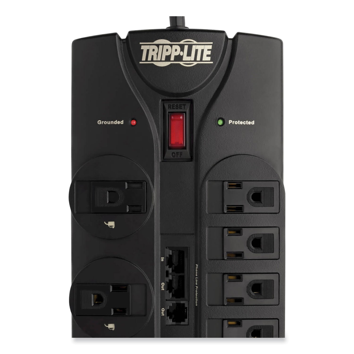 Tripp Lite by Eaton Protect It! Surge Protector, 12 AC Outlets, 8 ft Cord, 2,880 J, Black