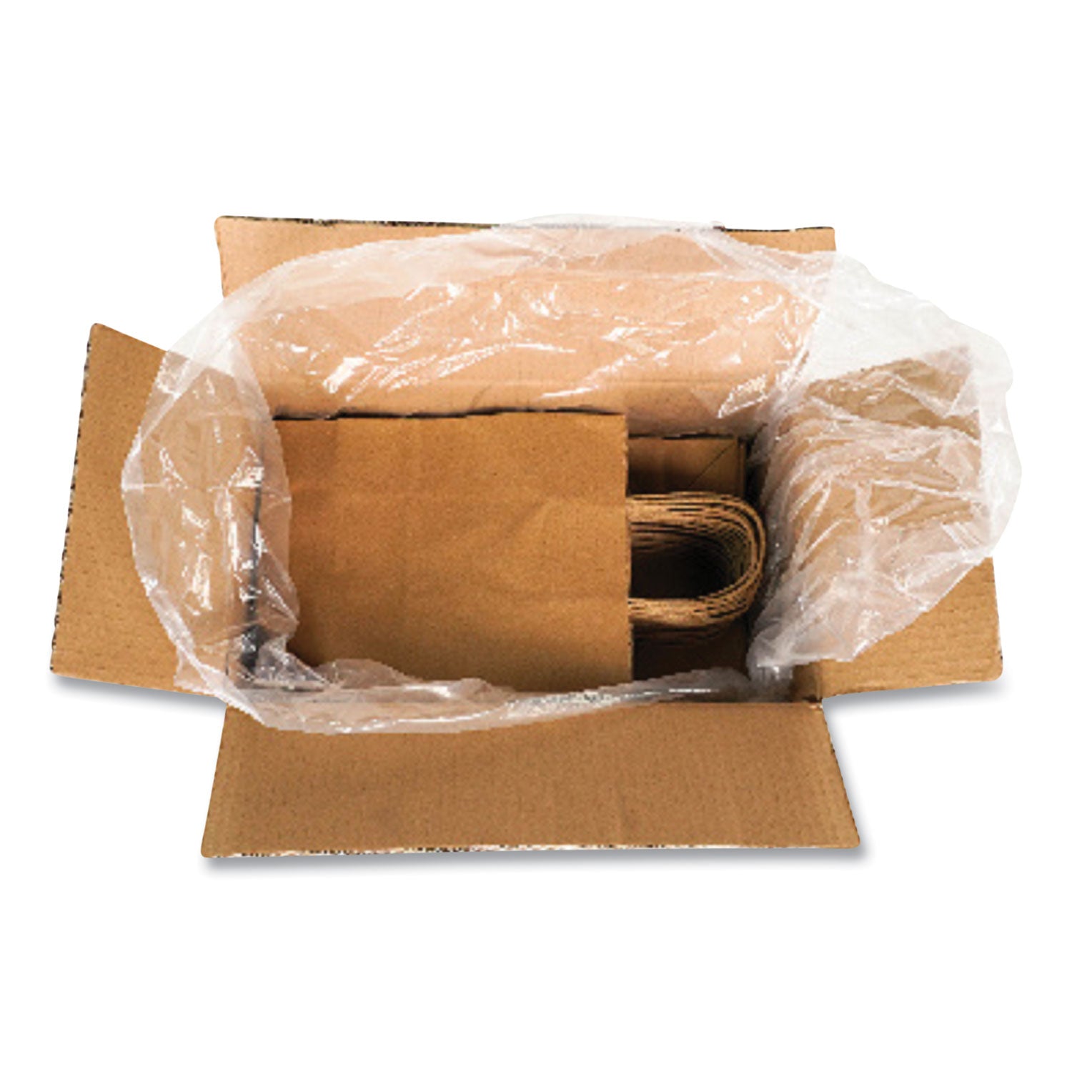 Kari-Out® Kraft Paper Bags, 8" x 5" x 11", Kraft, 250/Carton