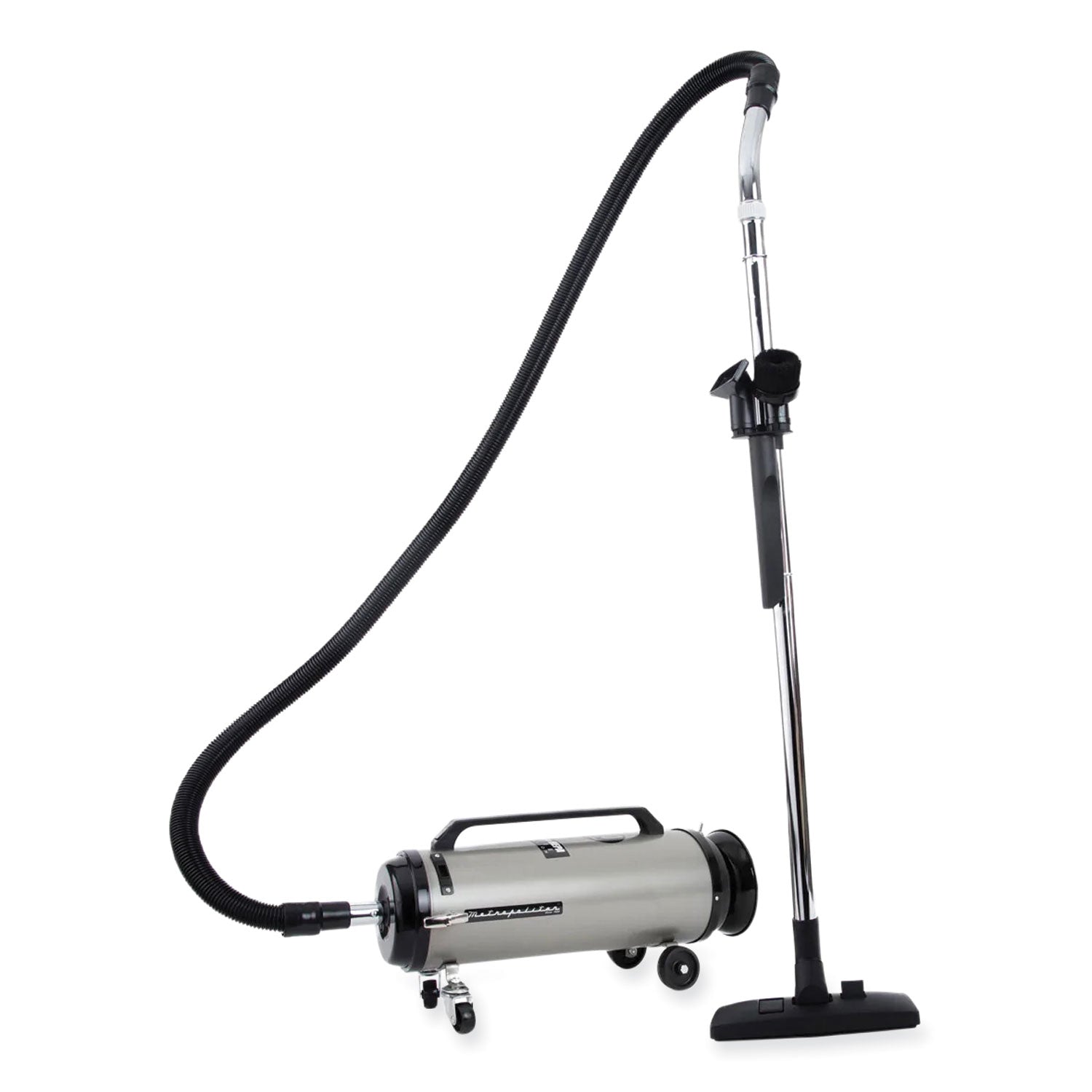 MetroVac Metropolitan Professionals Canister Vacuum, 11.25 A Current, Black