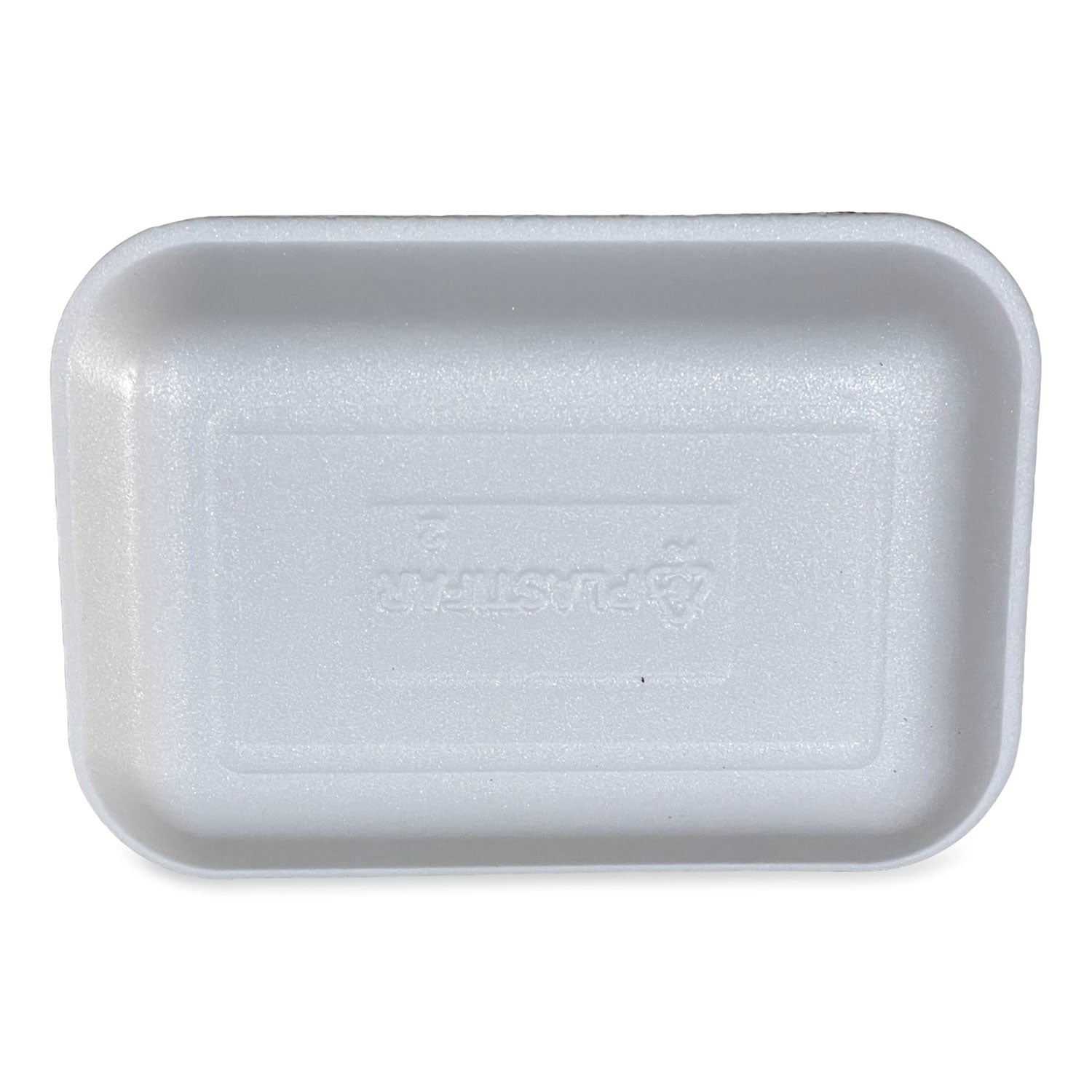 GEN Meat Trays, #2. 8.5 x 6.03 x 1.11, White, 500/Carton