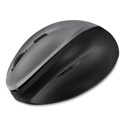 iMouse A20 Antimicrobial Vertical Wireless Mouse, 2.4 GHz Frequency/33 ft Wireless Range, Right Hand Use, Black/Granite Flipcost Flipcost