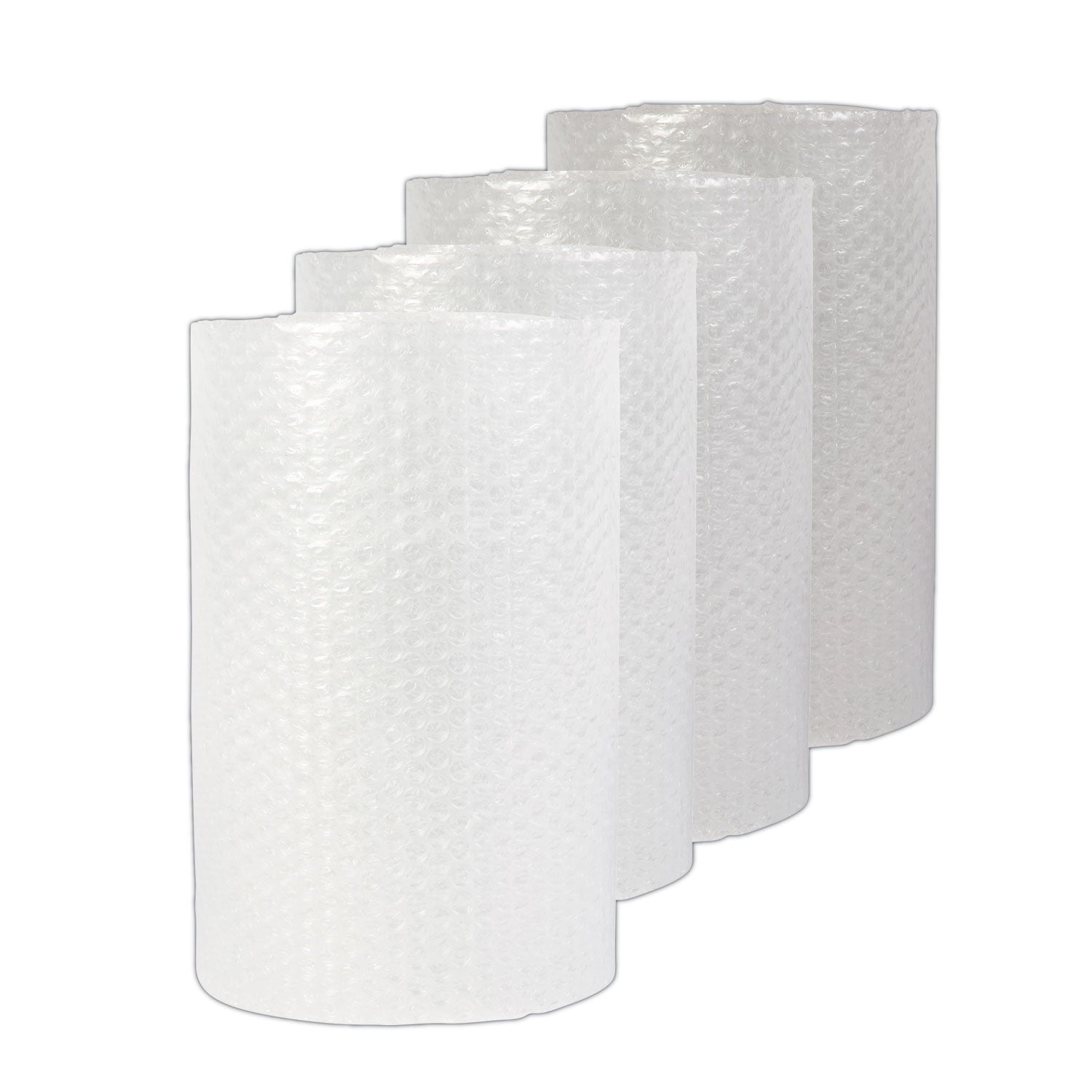 Bubble Packaging, 0.31" Thick, 24" x 75 ft, Perforated Every 24", Clear, 4/Carton