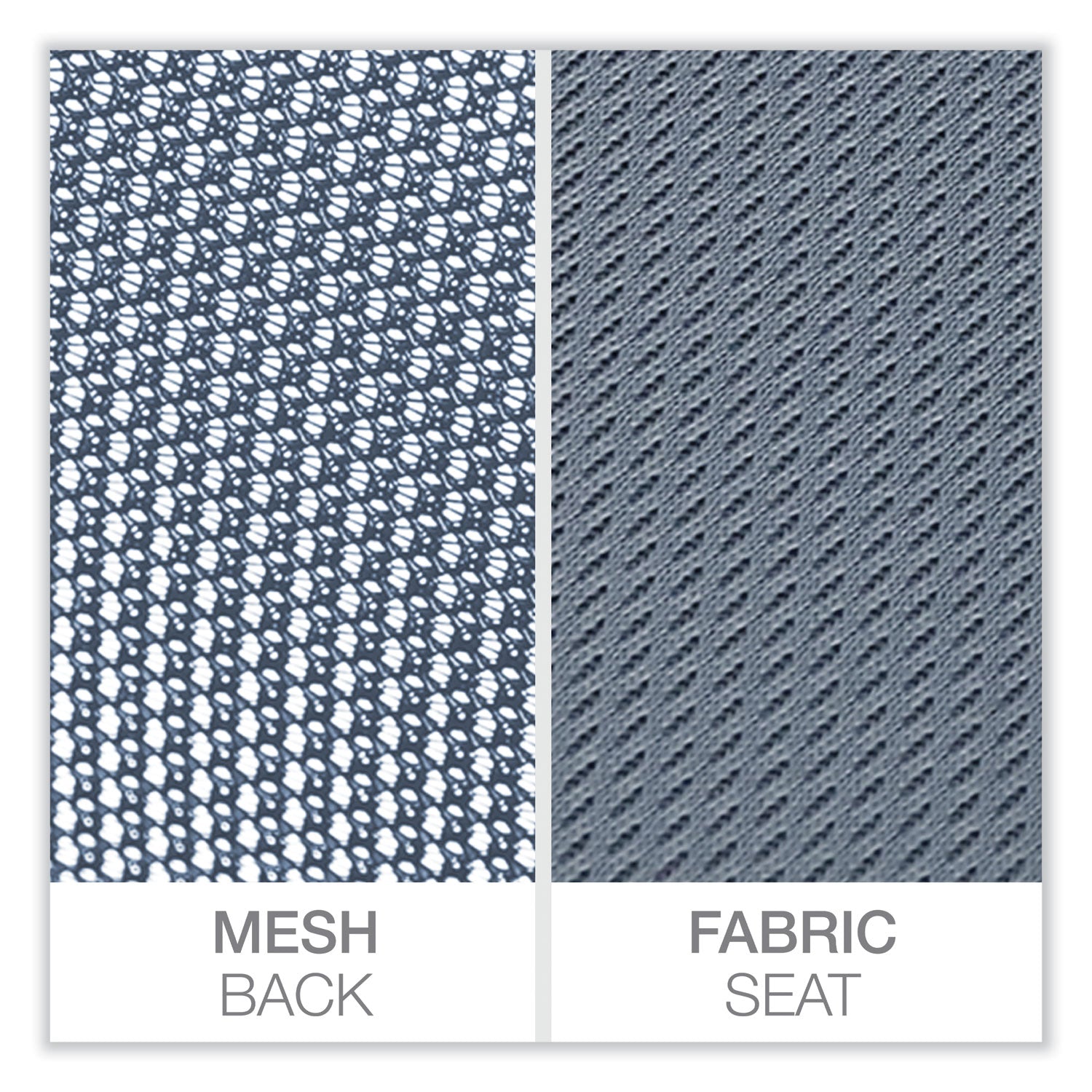 Workspace by Alera® Mesh Back Fabric Task Chair, Supports Up to 275 lb, 17.32" to 21.1" Seat Height, Seafoam Blue Seat/Back