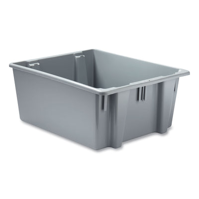 Rubbermaid® Commercial Palletote Box, 19 gal, 23.5" x 19.5" x 10", Gray - Flipcost