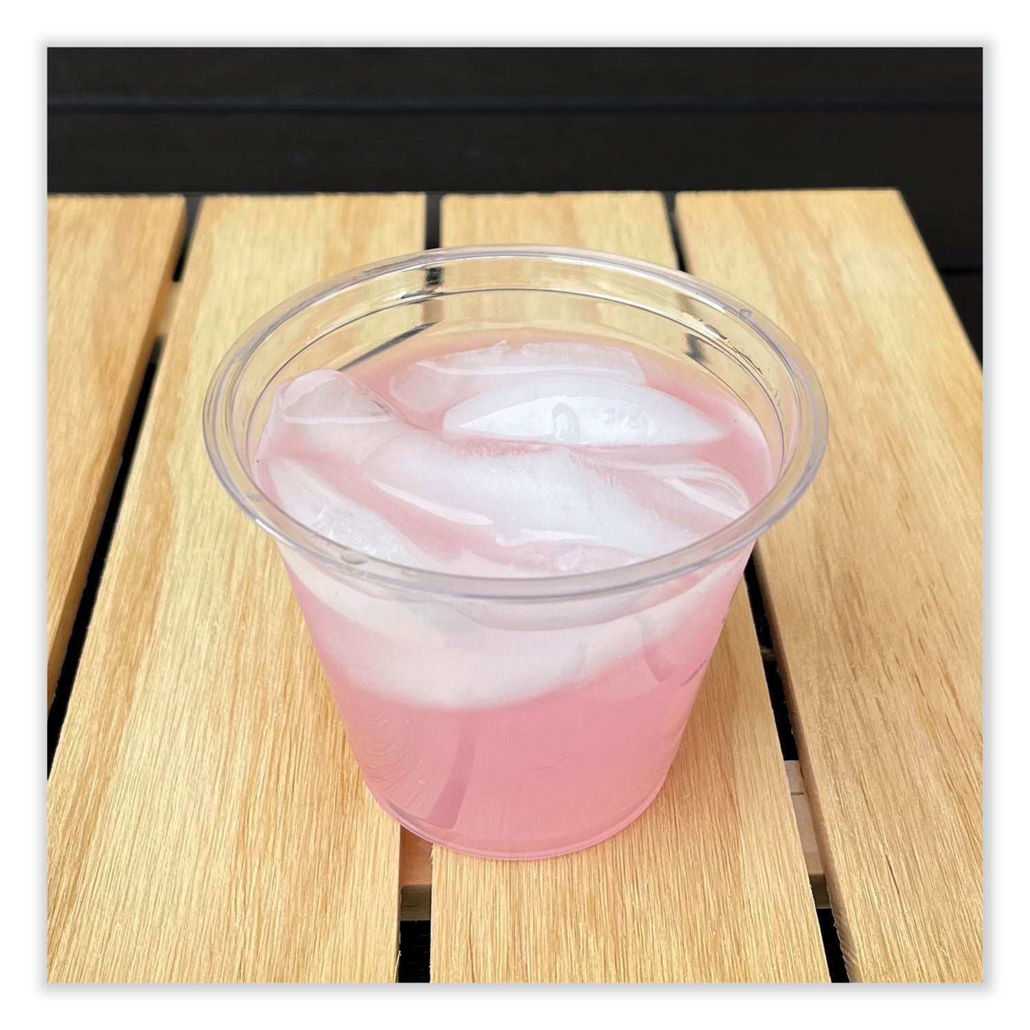 Boardwalk® Clear Plastic PET Cups, 9 oz, 50/Pack