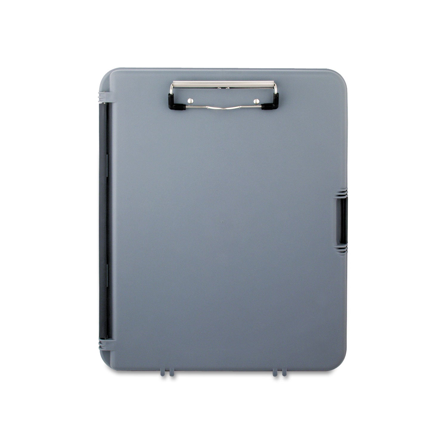 Saunders WorkMate Storage Clipboard, 0.5" Clip Capacity, Holds 8.5 x 11 Sheets, Charcoal/Gray