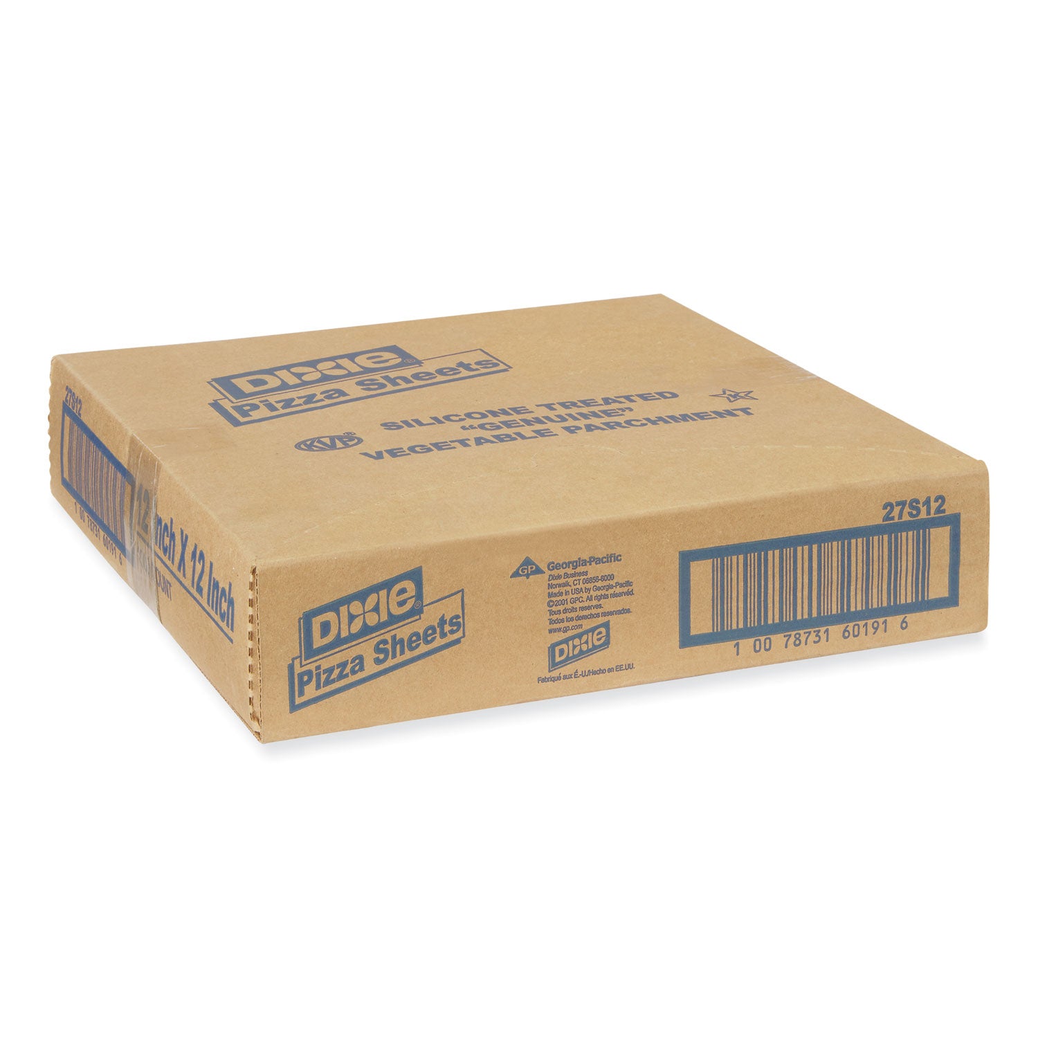 Dixie® Yellow Label Parchment Pan Liner, 12 x 12, 1,000/Carton