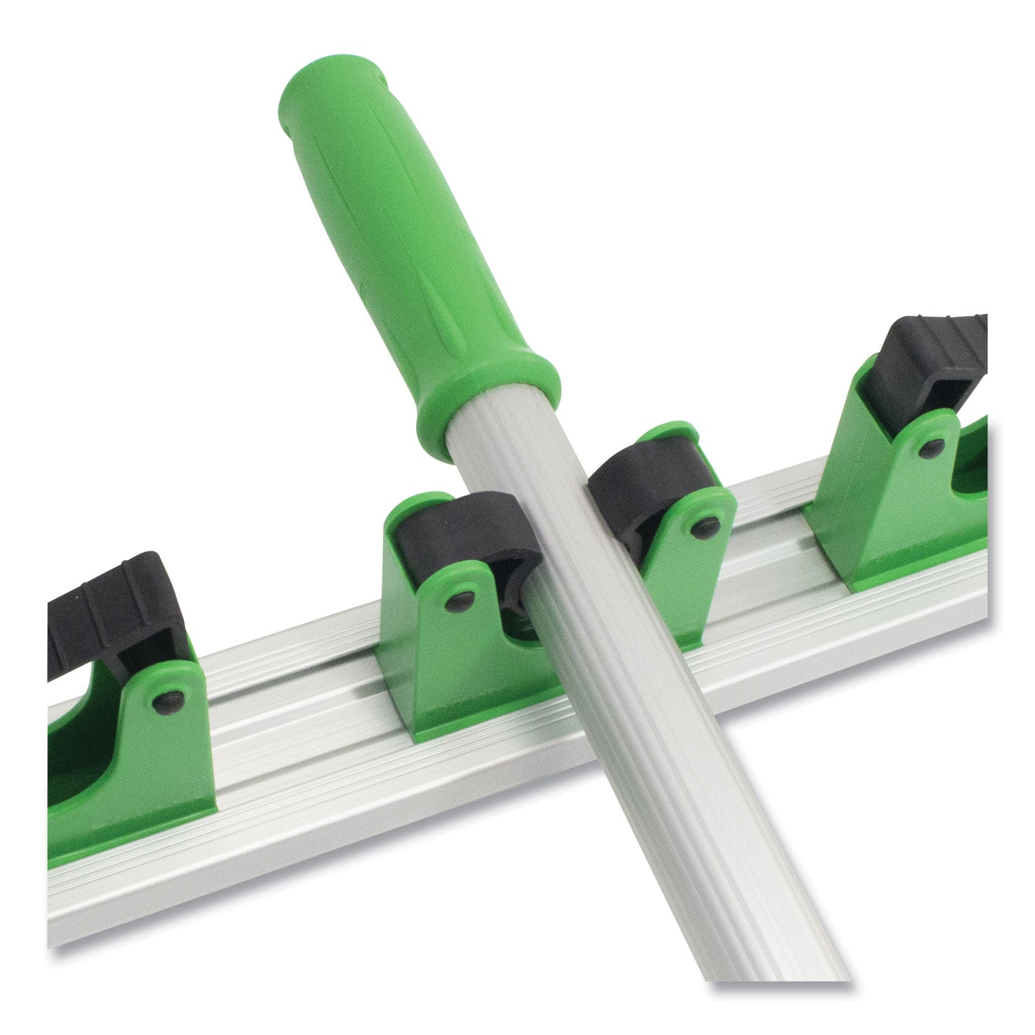 Unger® Hang Up Cleaning Tool Holder, 28w x 3.15d x 2.17h, Silver/Green