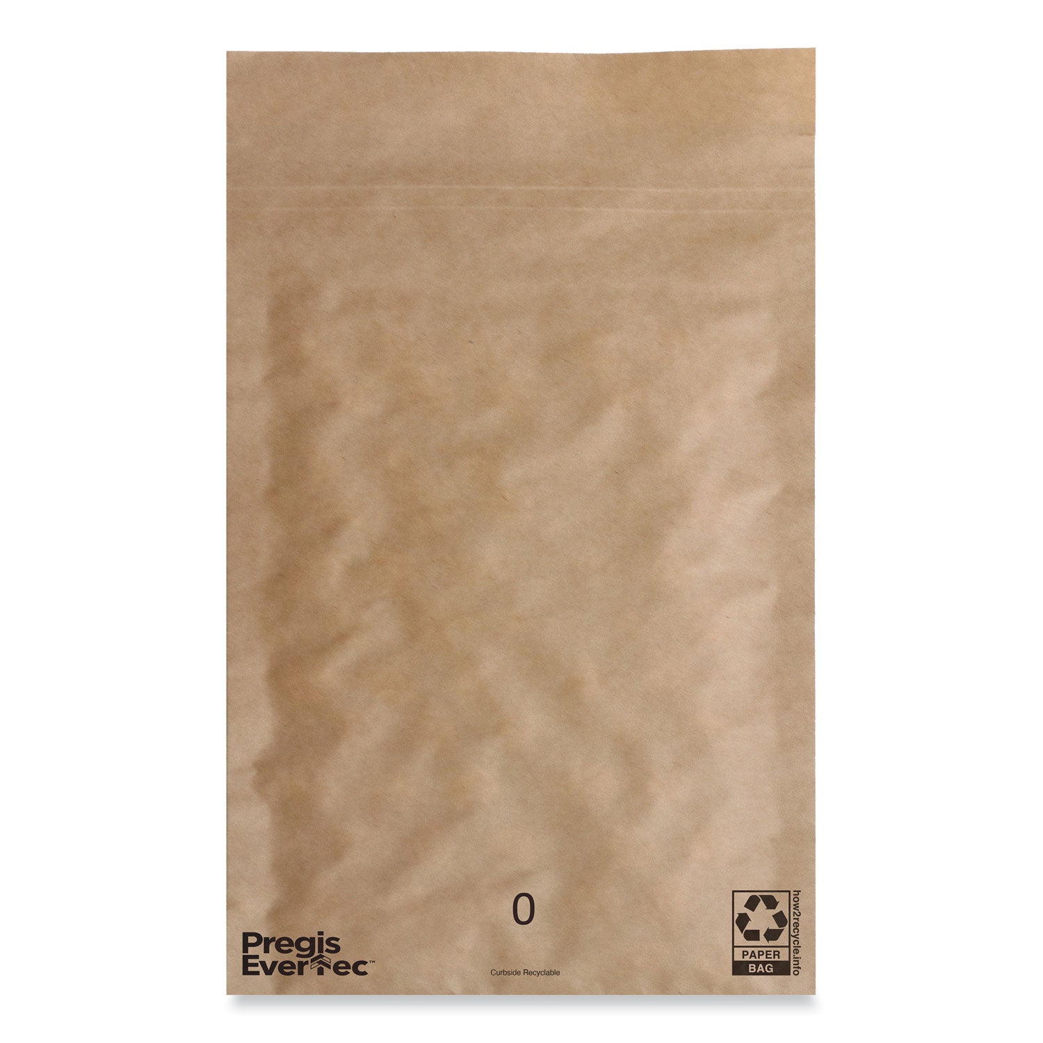 Pregis® EverTec Curbside Recyclable Padded Mailer, #0, Kraft Paper, Self-Adhesive Closure, 7 x 9, Brown, 300/Carton