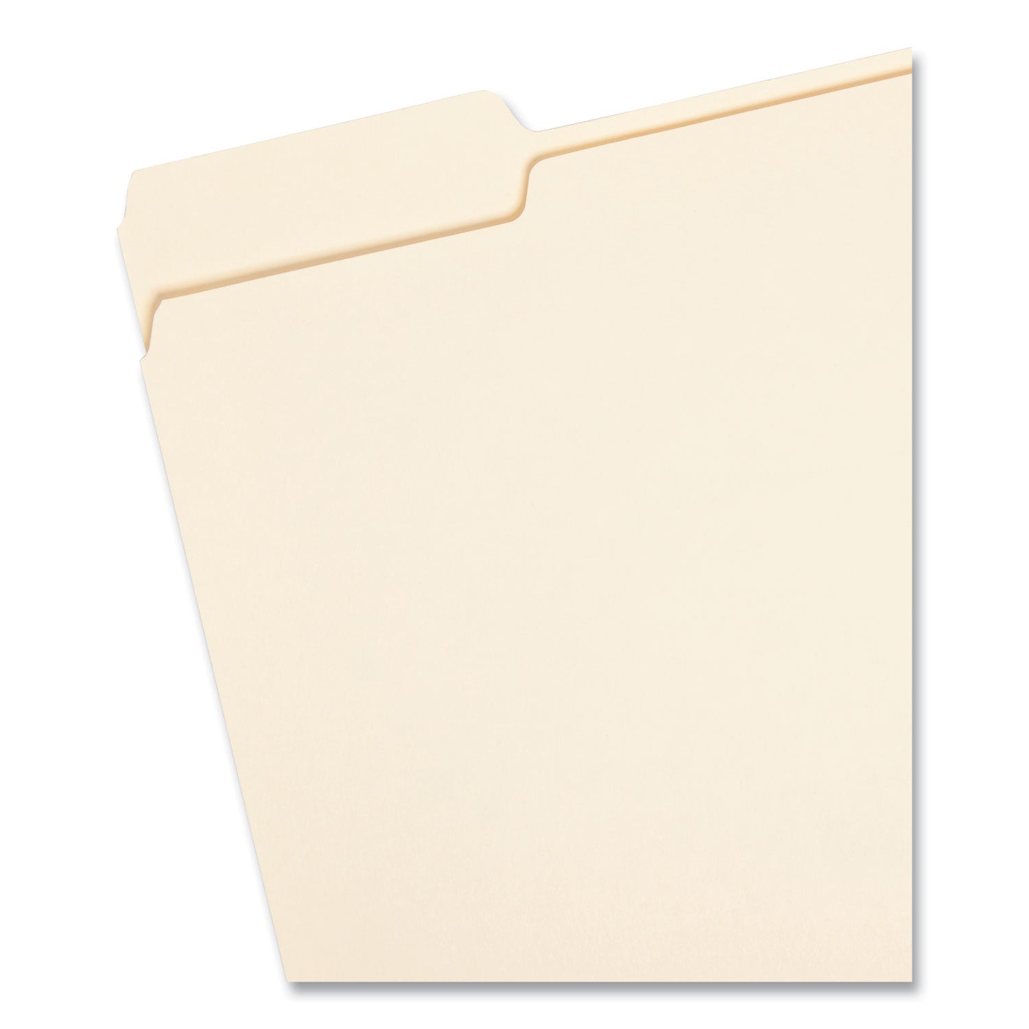 Smead™ Manila File Folders, 1/3-Cut Tabs: Assorted, Letter Size, 0.75" Expansion, Manila, 100/Box