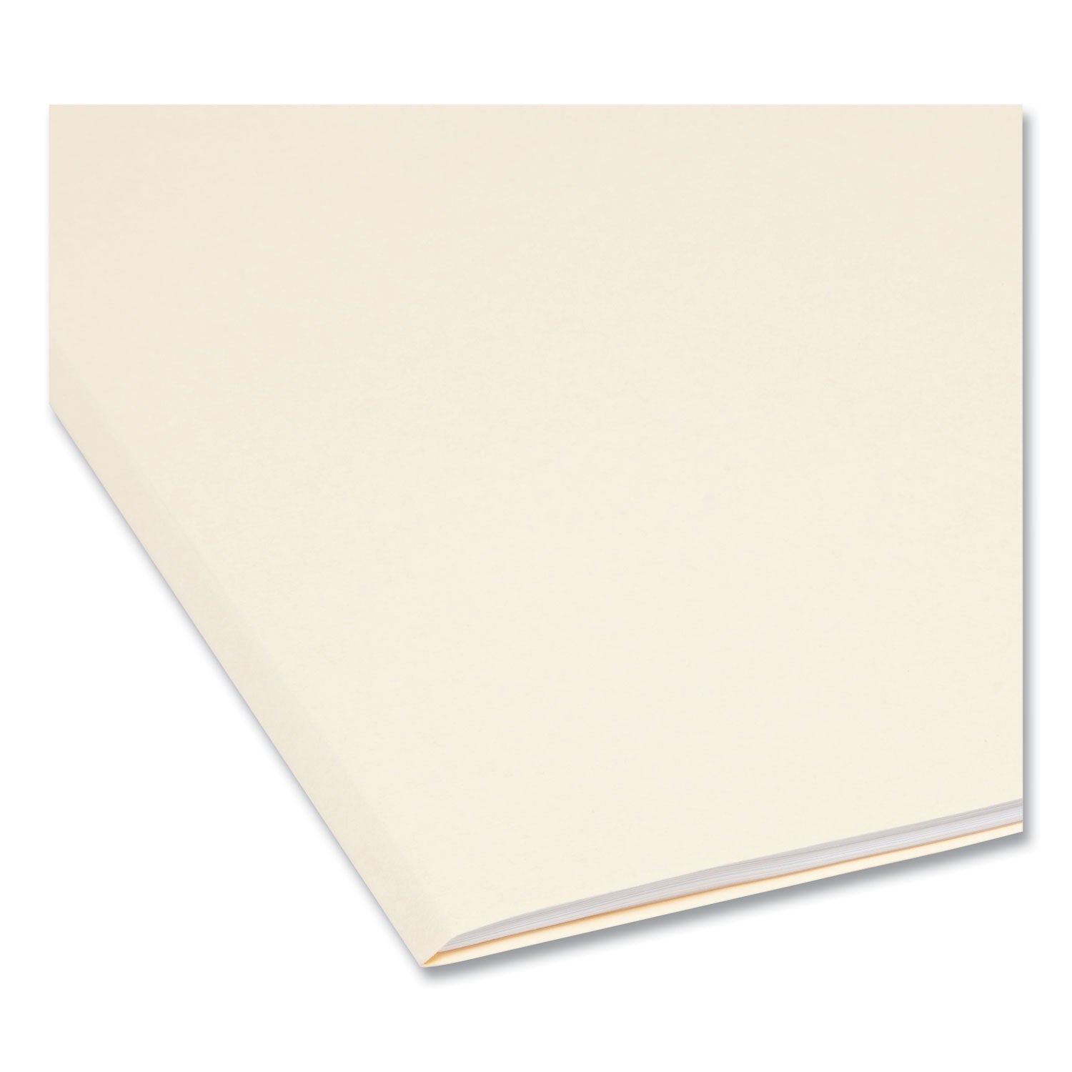 Smead™ Manila File Folders, 1/3-Cut Tabs: Assorted, Letter Size, 0.75" Expansion, Manila, 100/Box