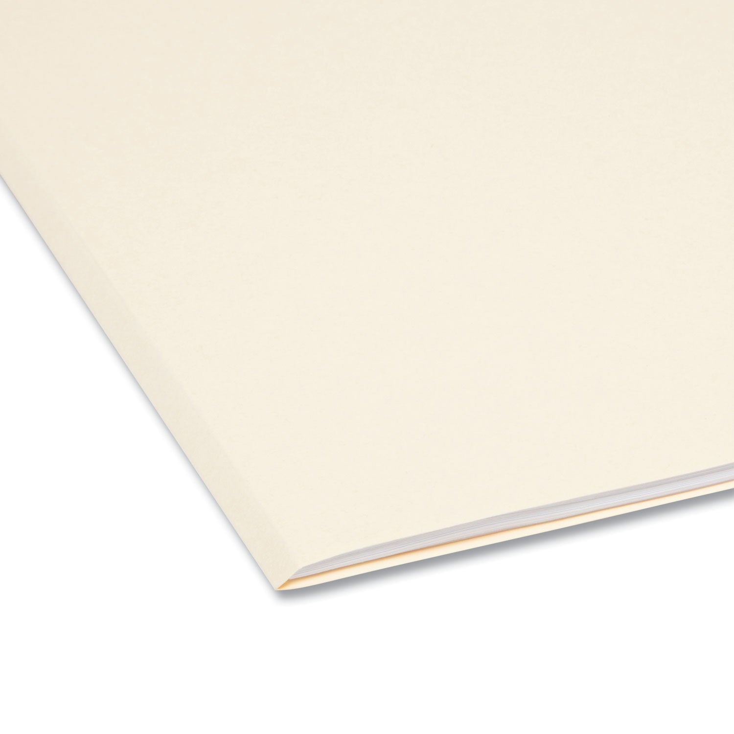 Smead™ Manila File Folders, 1/3-Cut Tabs: Center Position, Letter Size, 0.75" Expansion, Manila, 100/Box