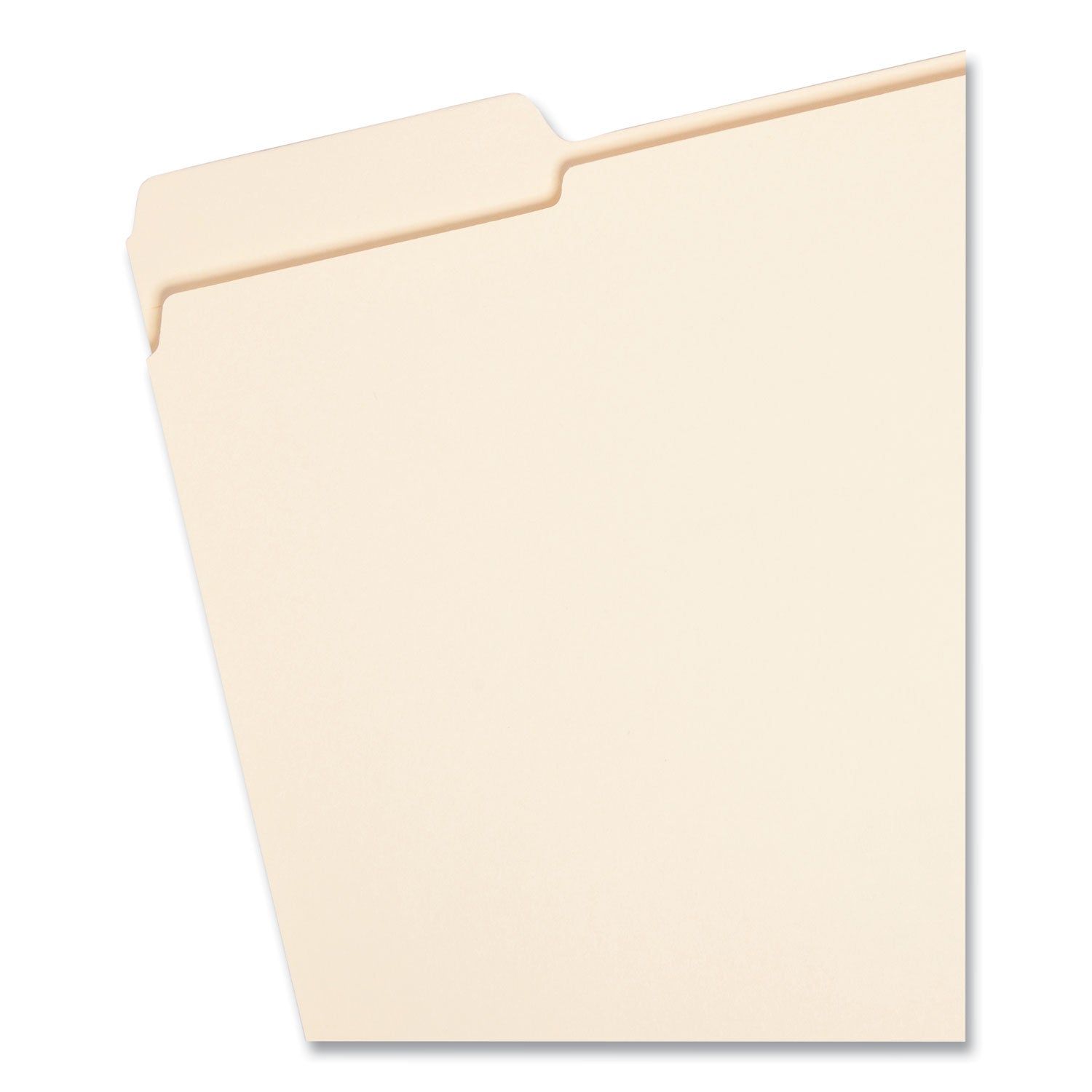 Smead™ Reinforced Tab Manila File Folders, 1/3-Cut Tabs: Left Position, Letter Size, 0.75" Expansion, 11-pt Manila, 100/Box