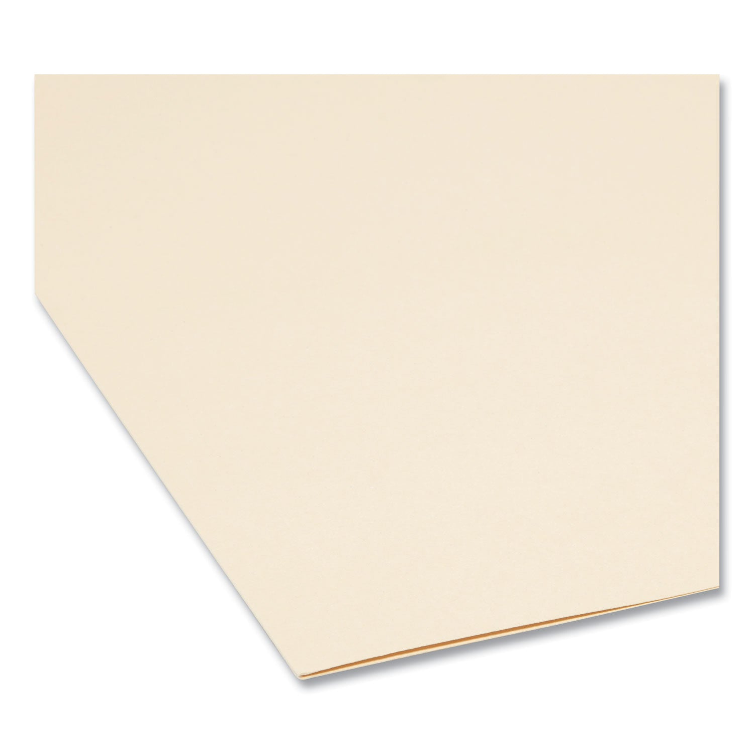 Smead™ 100% Recycled Manila Top Tab File Folders, 1/3-Cut Tabs: Assorted, Letter Size, 0.75" Expansion, Manila, 100/Box