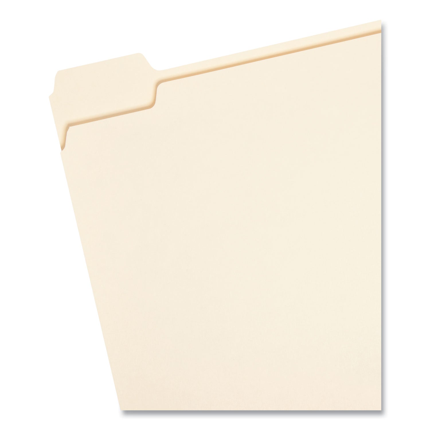 Smead™ Manila File Folders, 1/5-Cut Tabs: Assorted, Letter Size, 0.75" Expansion, Manila, 100/Box