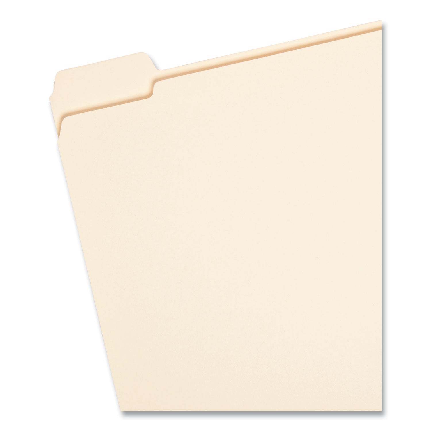 Smead™ Reinforced Tab Manila File Folders, 1/5-Cut Tabs: Assorted, Letter Size, 0.75" Expansion, 11-pt Manila, 100/Box