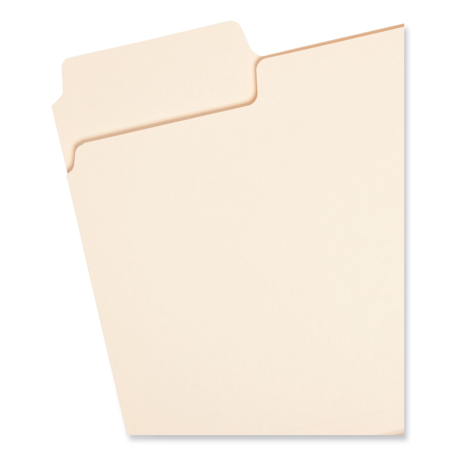 Smead™ SuperTab Top Tab File Folders, 1/3-Cut Tabs: Assorted, Letter Size, 0.75" Expansion, 14-pt Manila, 50/Box