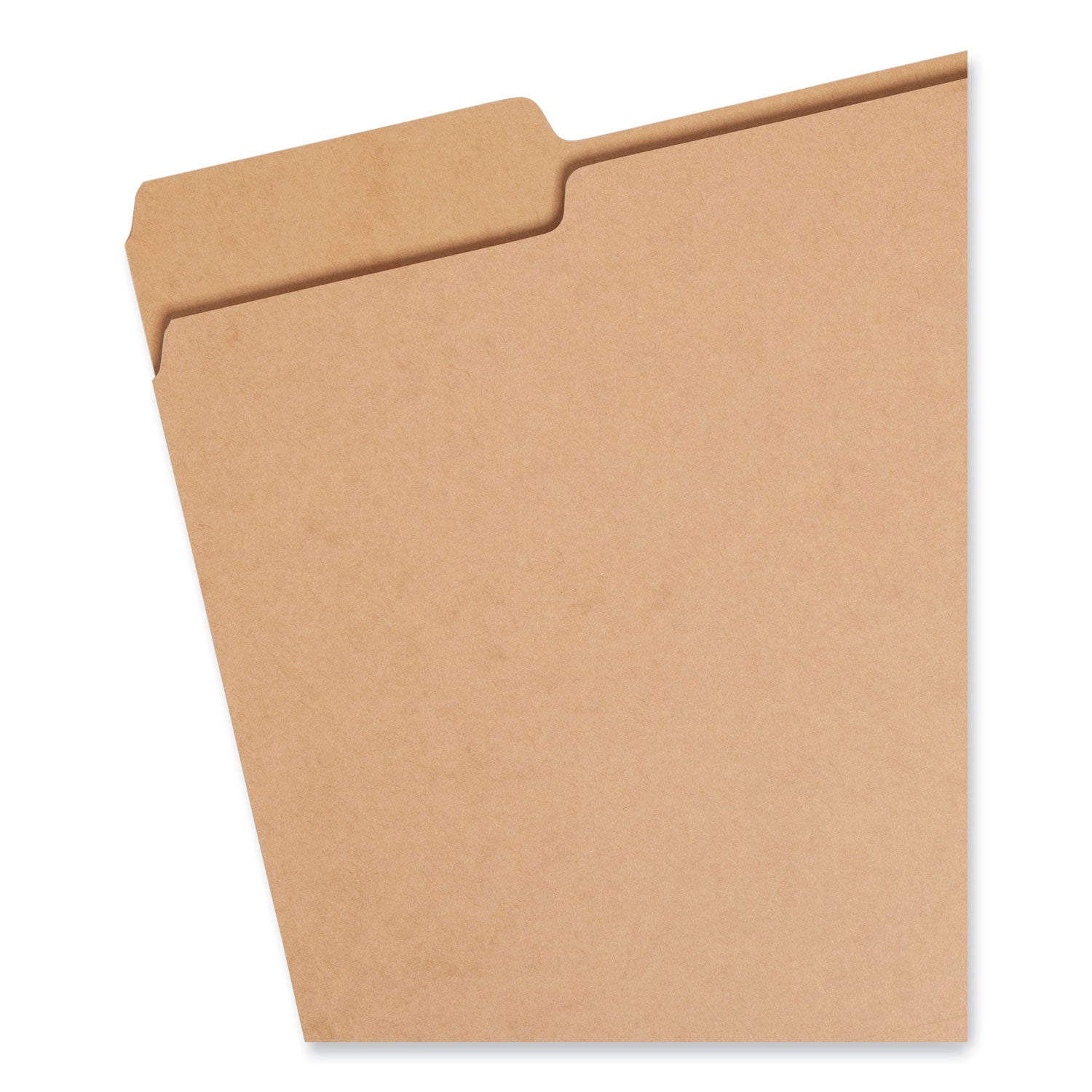 Smead™ Heavyweight Kraft File Folder, 1/3-Cut Tabs: Assorted, Letter Size, 0.75" Expansion, 17-pt Kraft, Brown, 50/Box