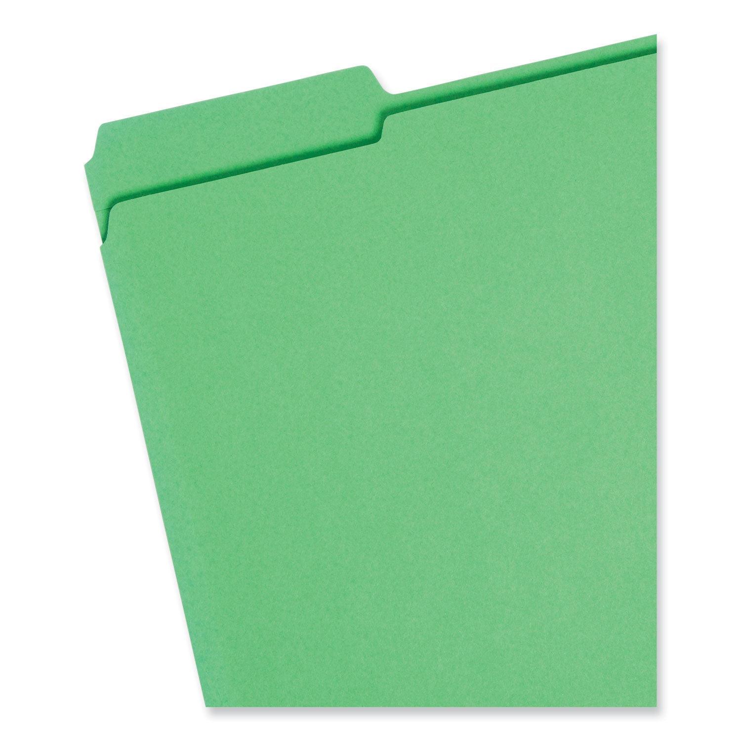 Smead™ Reinforced Top Tab Colored File Folders, 1/3-Cut Tabs: Assorted, Letter Size, 0.75" Expansion, Assorted Colors, 12/Pack