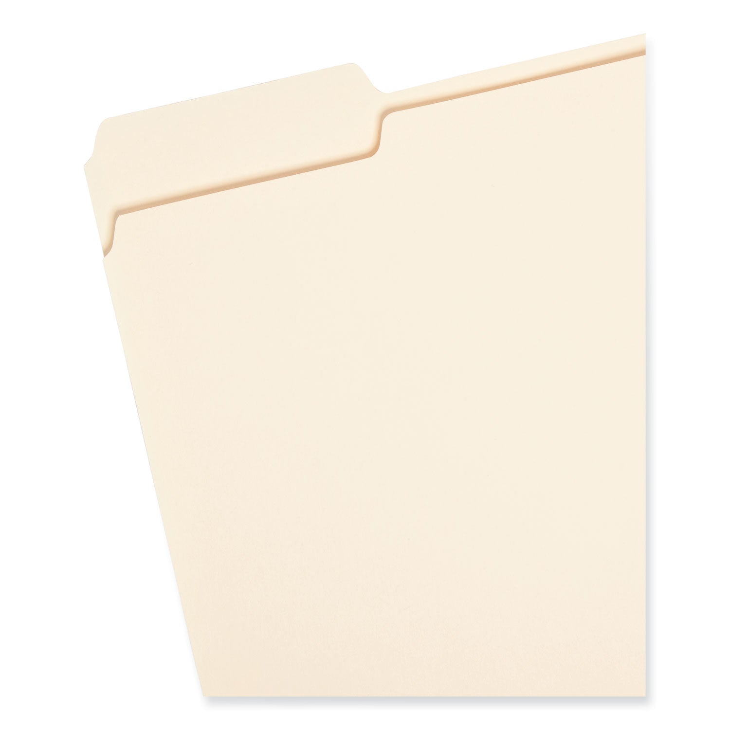 Smead™ Manila File Folders, 1/3-Cut Tabs: Assorted, Letter Size, 0.75" Expansion, Manila, 24/Pack