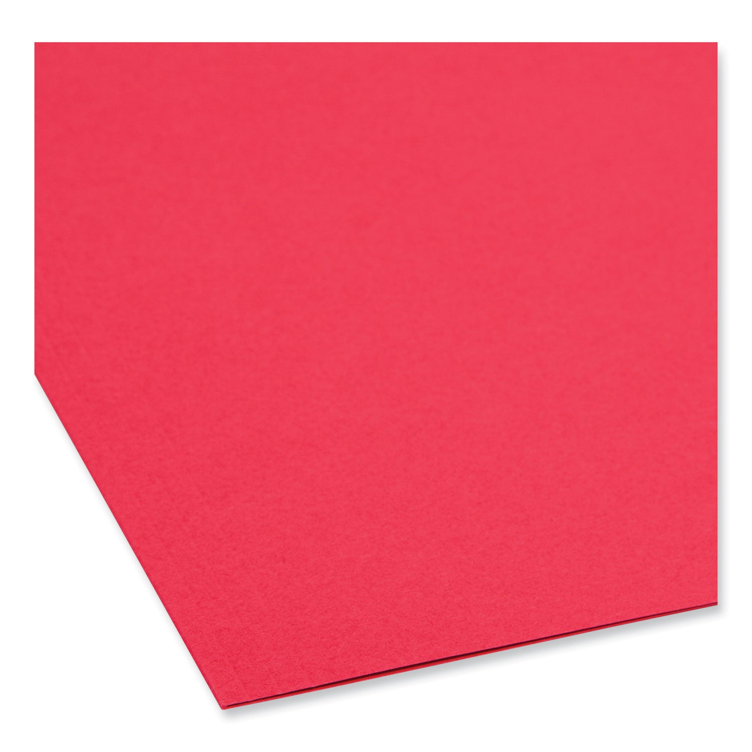 Smead™ Top Tab Colored Fastener Folders, 0.75" Expansion, 2 Fasteners, Letter Size, Red Exterior, 50/Box