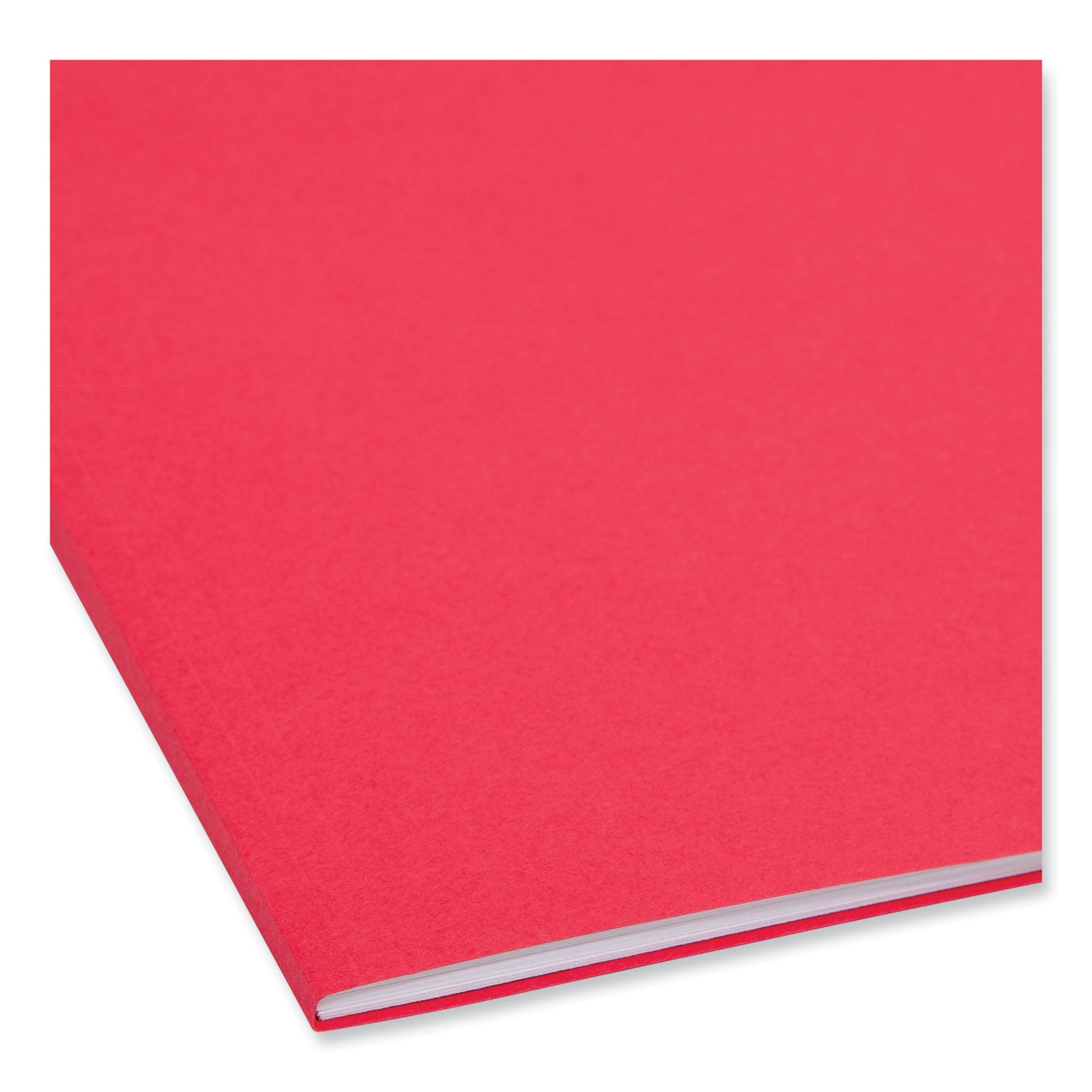 Smead™ Top Tab Colored Fastener Folders, 0.75" Expansion, 2 Fasteners, Letter Size, Red Exterior, 50/Box