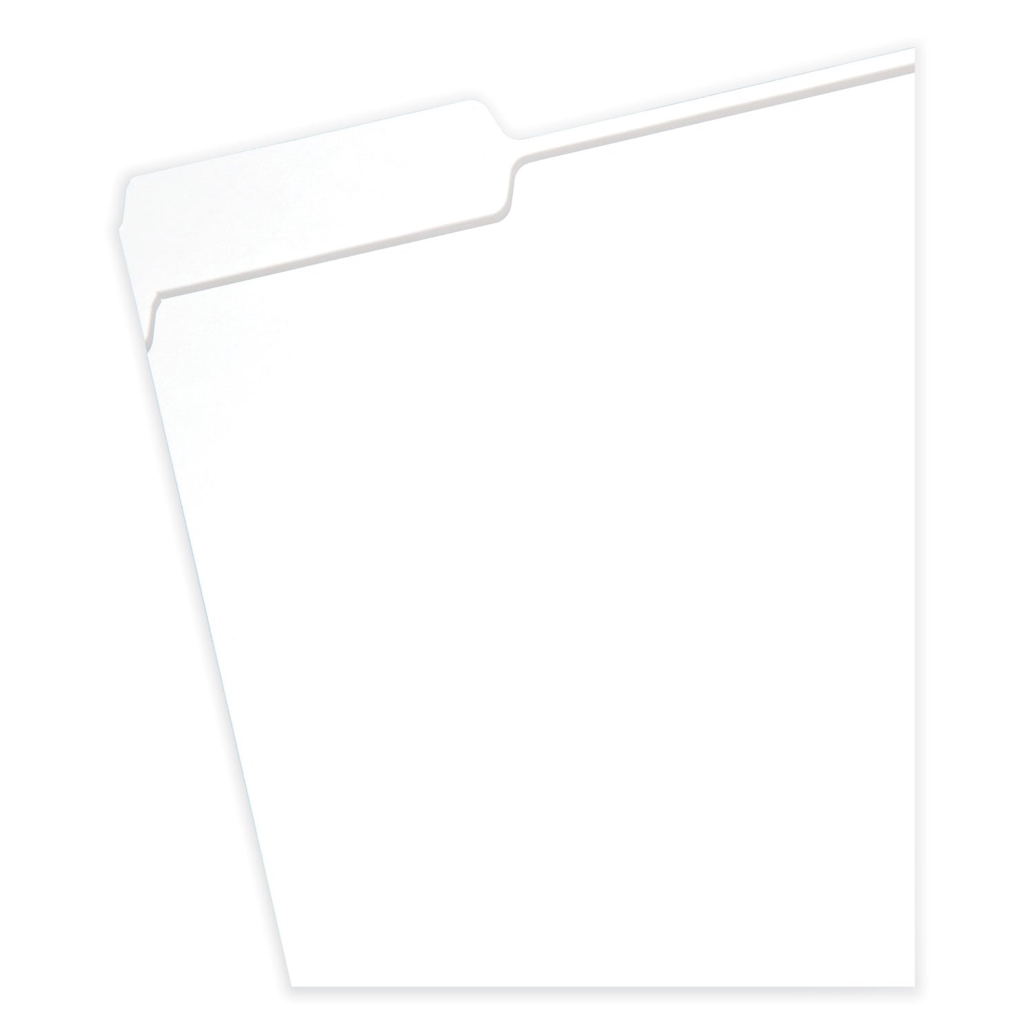 Smead™ Colored File Folders, 1/3-Cut Tabs: Assorted, Letter Size, 0.75" Expansion, White, 100/Box