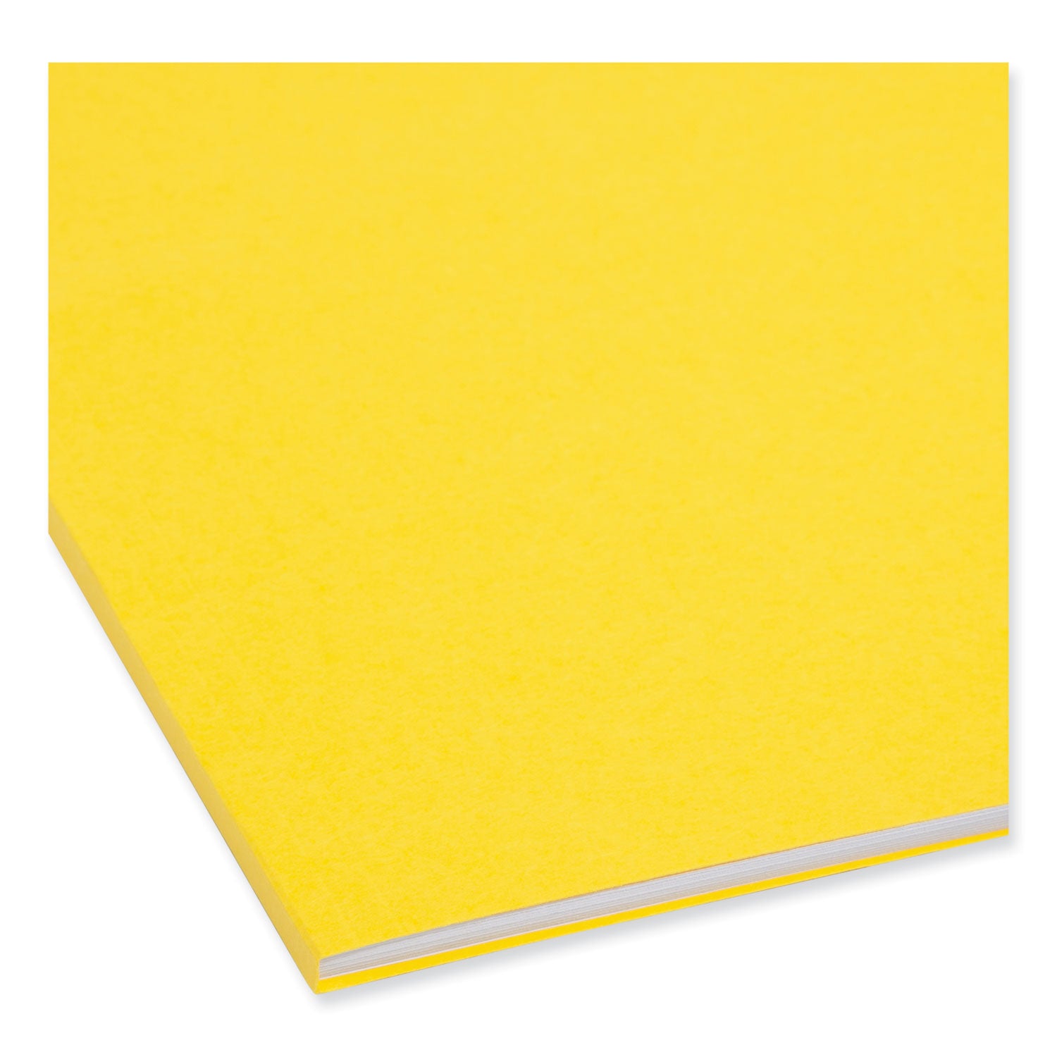 Smead™ Top Tab Colored Fastener Folders, 0.75" Expansion, 2 Fasteners, Letter Size, Yellow Exterior, 50/Box