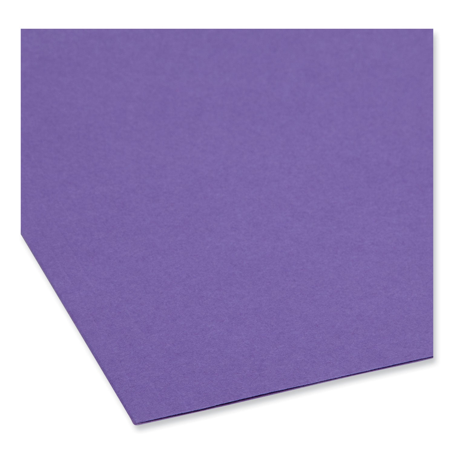 Smead™ Top Tab Colored Fastener Folders, 0.75" Expansion, 2 Fasteners, Letter Size, Purple Exterior, 50/Box