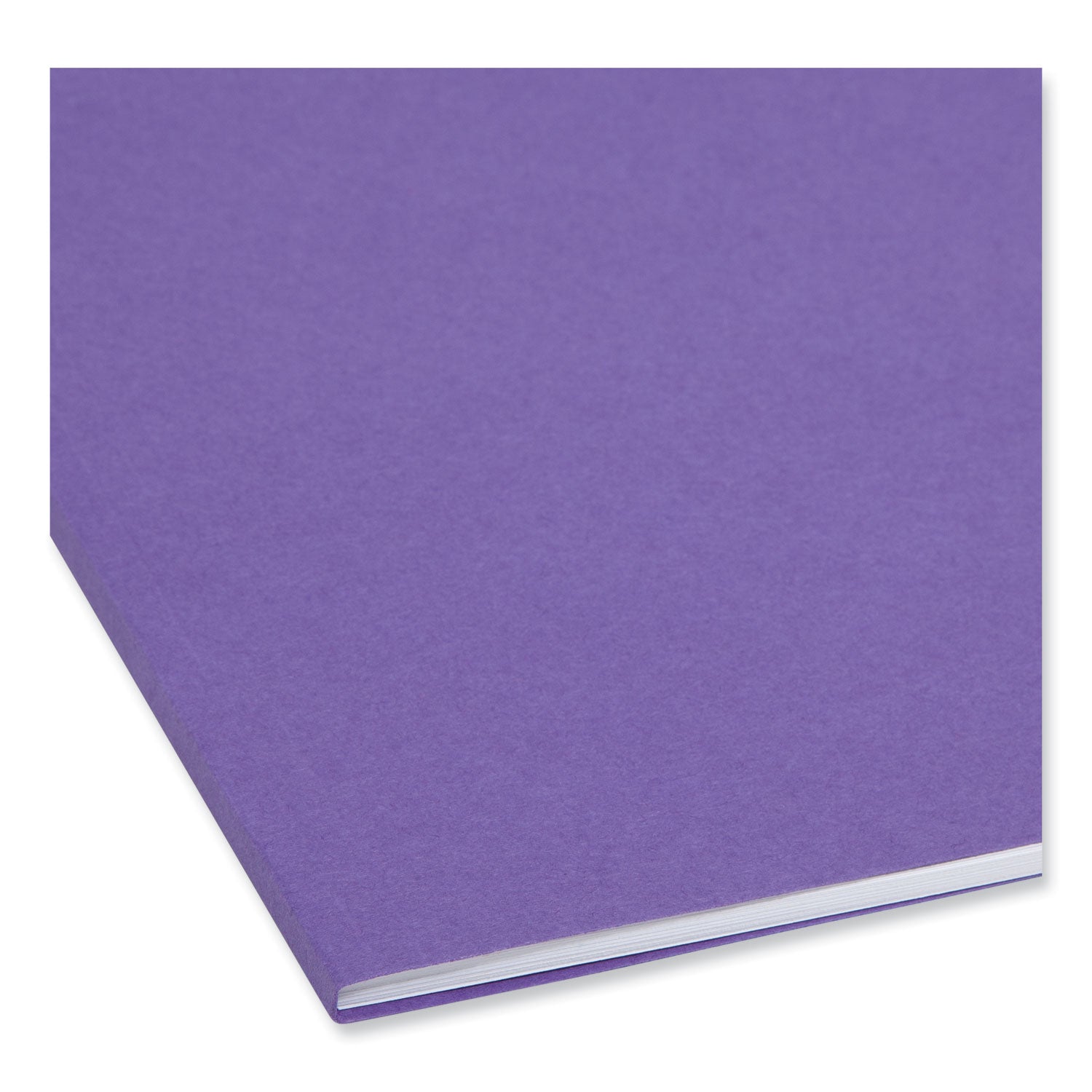 Smead™ Top Tab Colored Fastener Folders, 0.75" Expansion, 2 Fasteners, Letter Size, Purple Exterior, 50/Box