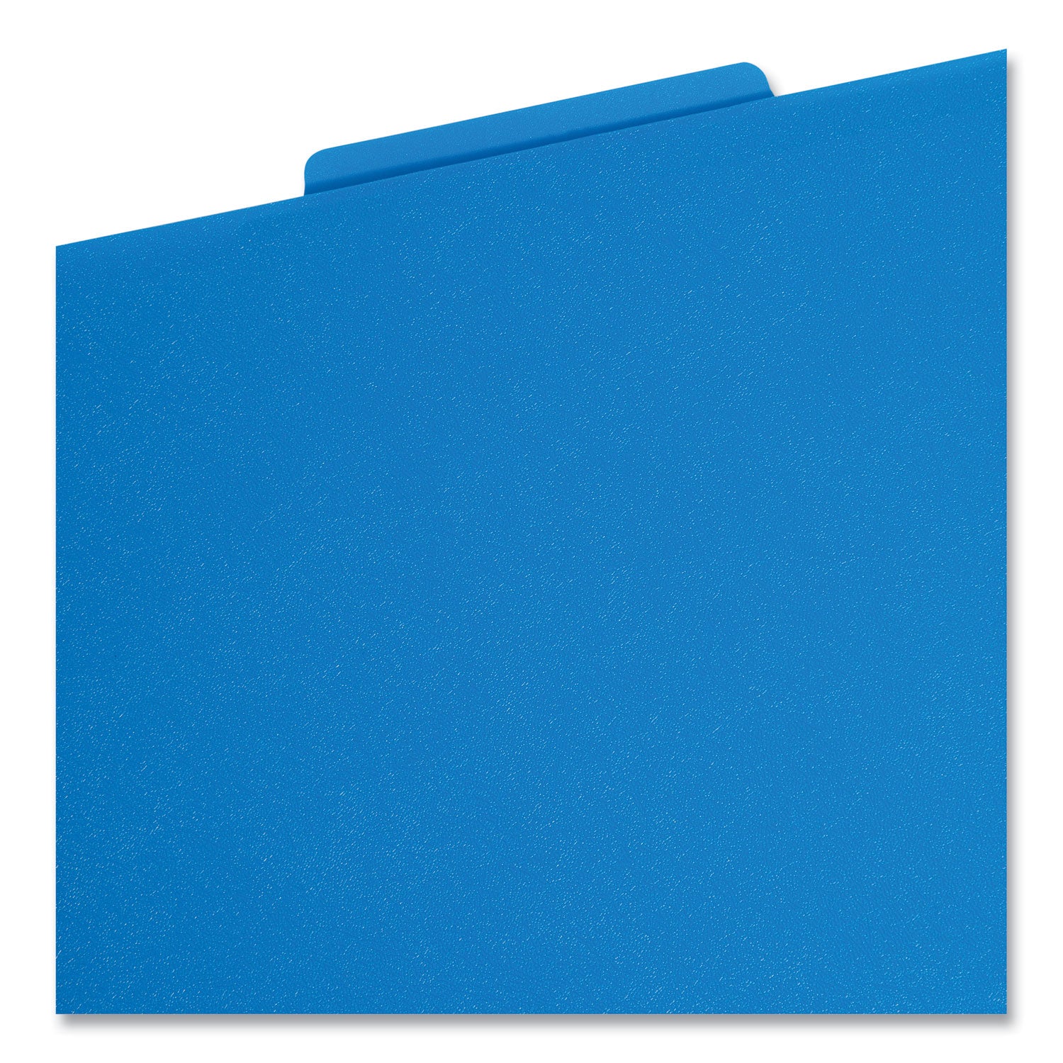 Smead™ Six-Section Poly Classification Folders, 2" Expansion, 2 Dividers, 6 Fasteners, Letter Size, Blue Exterior, 10/Box