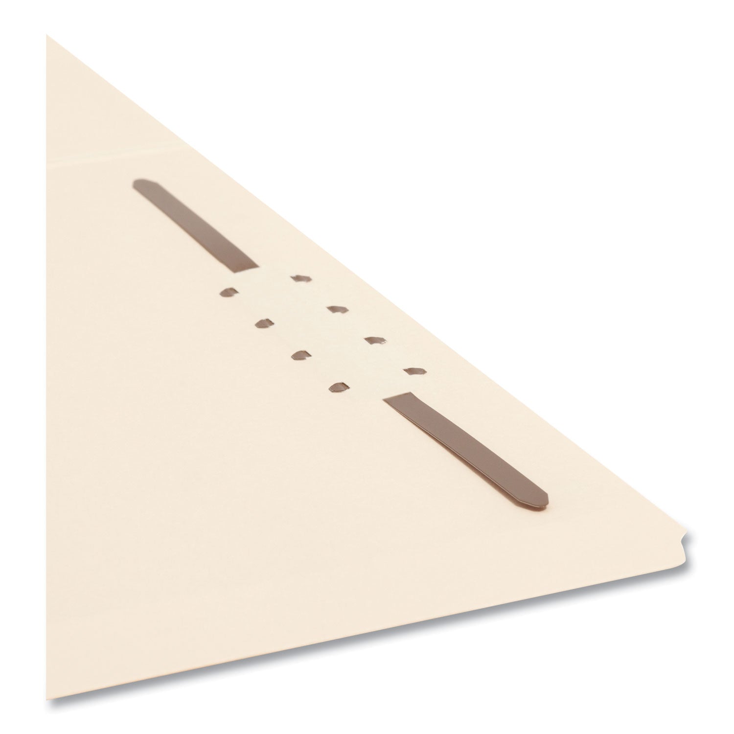 Smead™ Top Tab Fastener Folders, Straight Tabs, 0.75" Expansion, 1 Fastener, Letter Size, Manila Exterior, 50/Box