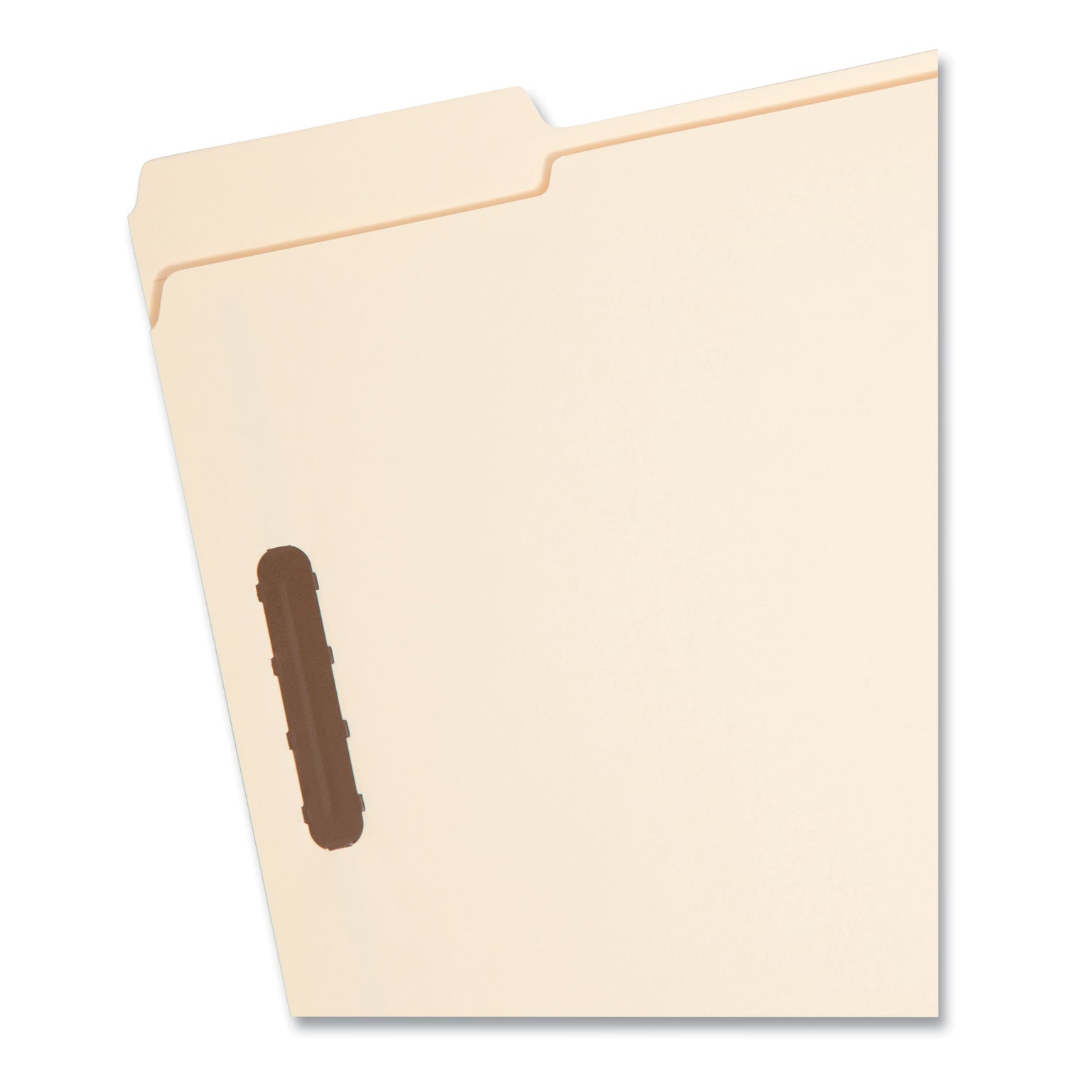 Smead™ Top Tab Fastener Folders, 1/3-Cut Tabs: Assorted, 0.75" Expansion, 2 Fasteners, Letter Size, Manila Exterior, 50/Box